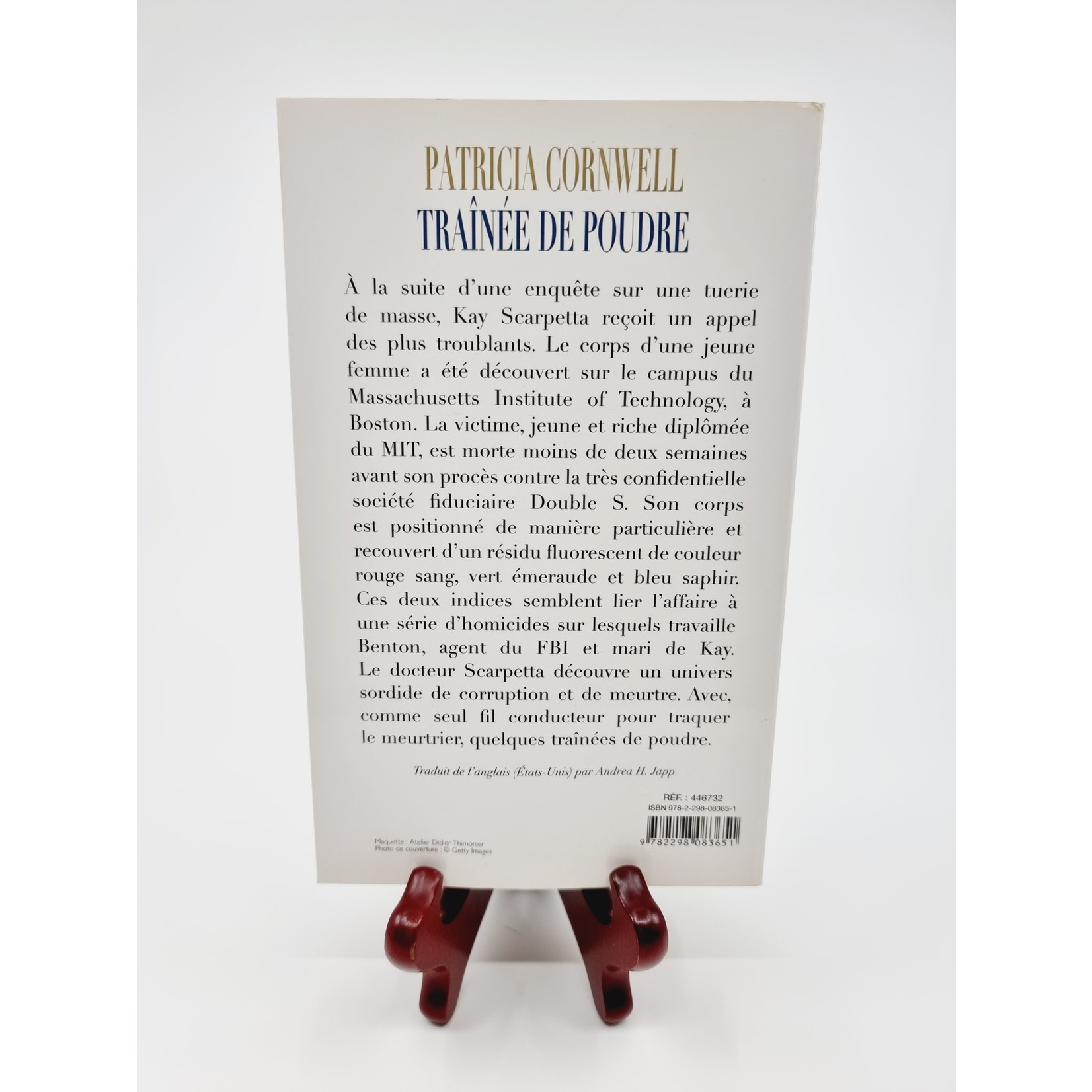 Livre - Traînée de poudre, une enquête de Kay Scarpetta