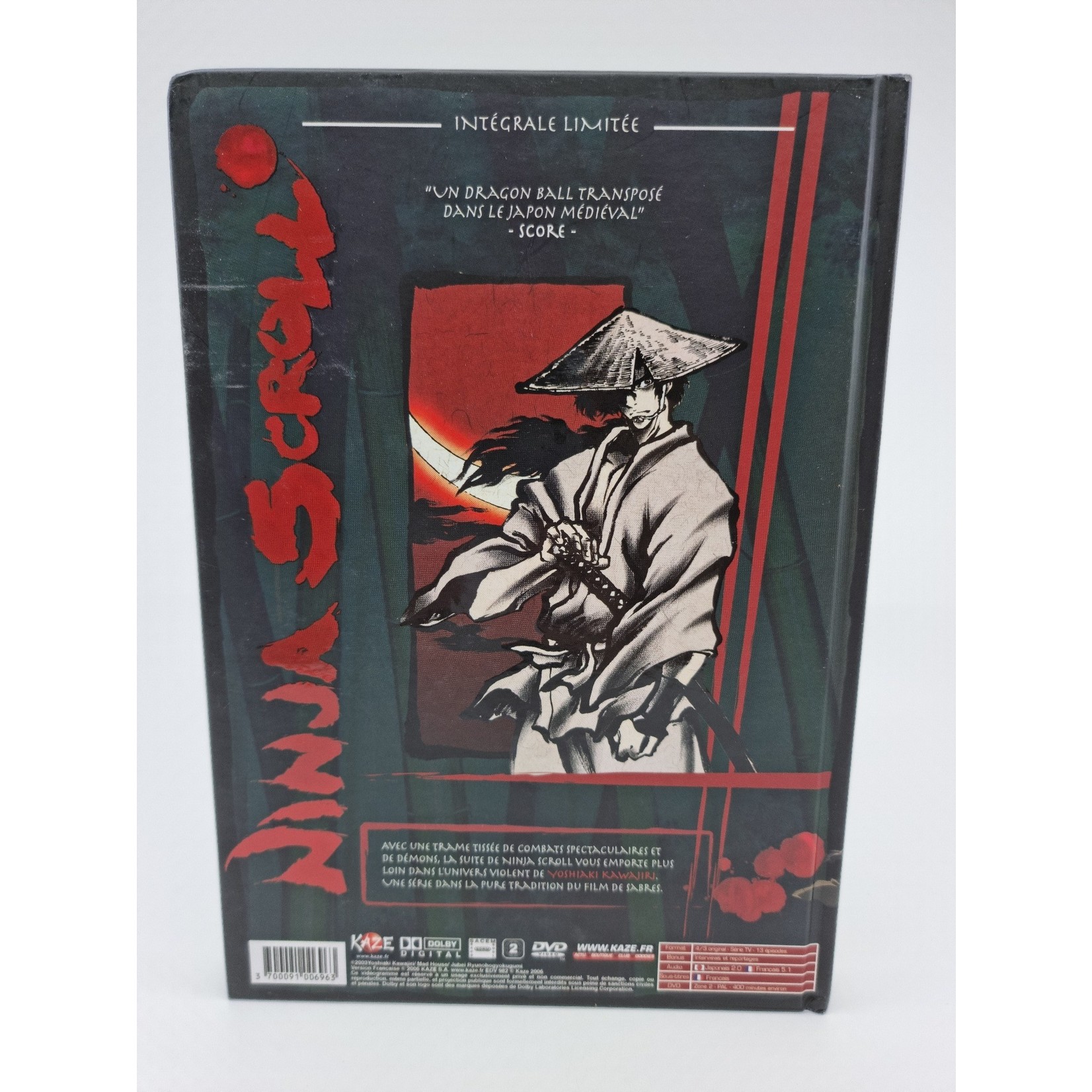 DVD - Ninja Scroll Coffret Intégral 5 VD (Edition limitée)