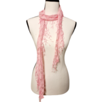 Echarpe ficelle rose