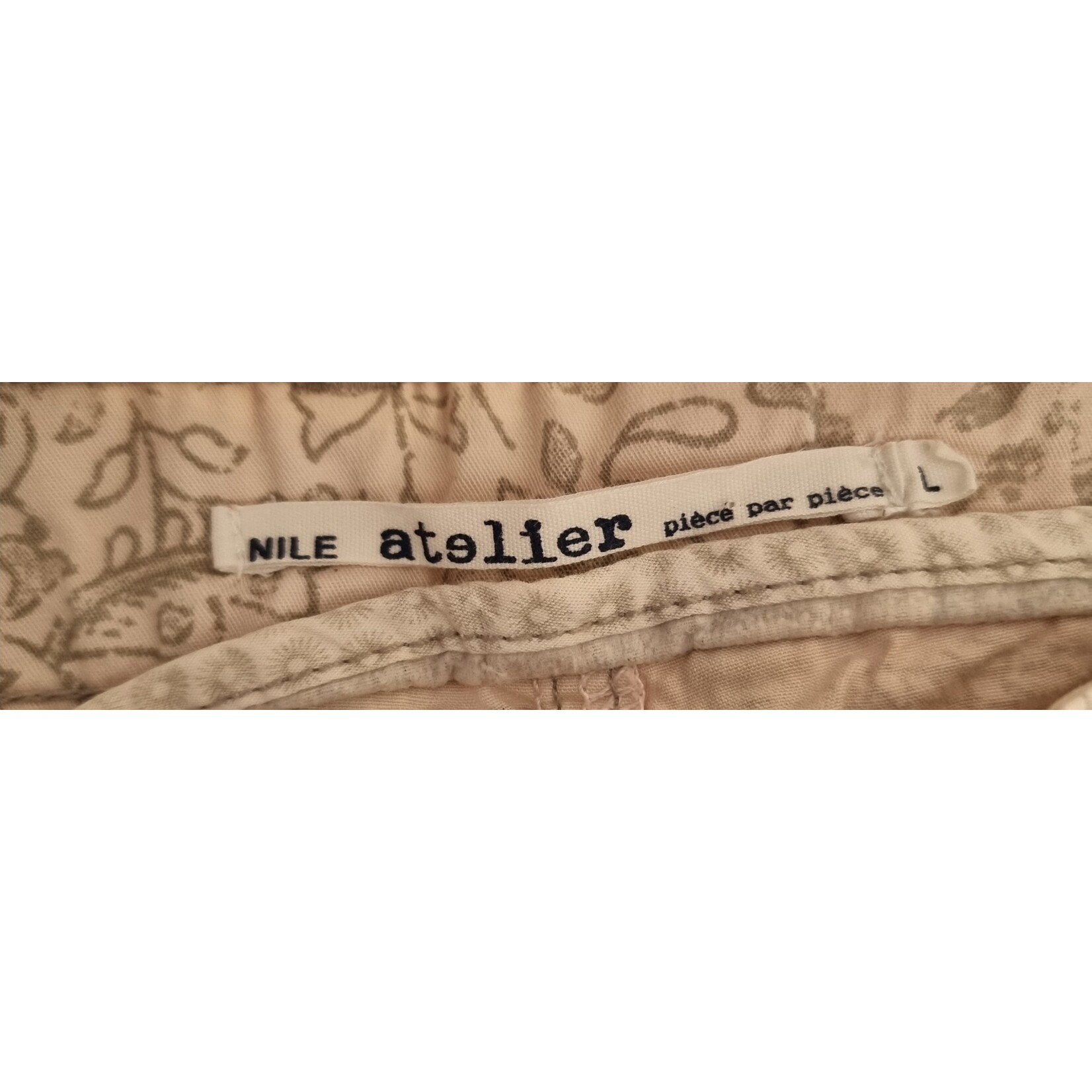 Nile Pantacourt à motif soleil (SIZE : L)