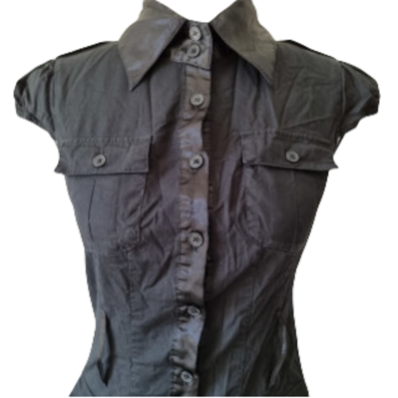 Tally Weijl Tunique noire à poches apparentes (SIZE : S/36)
