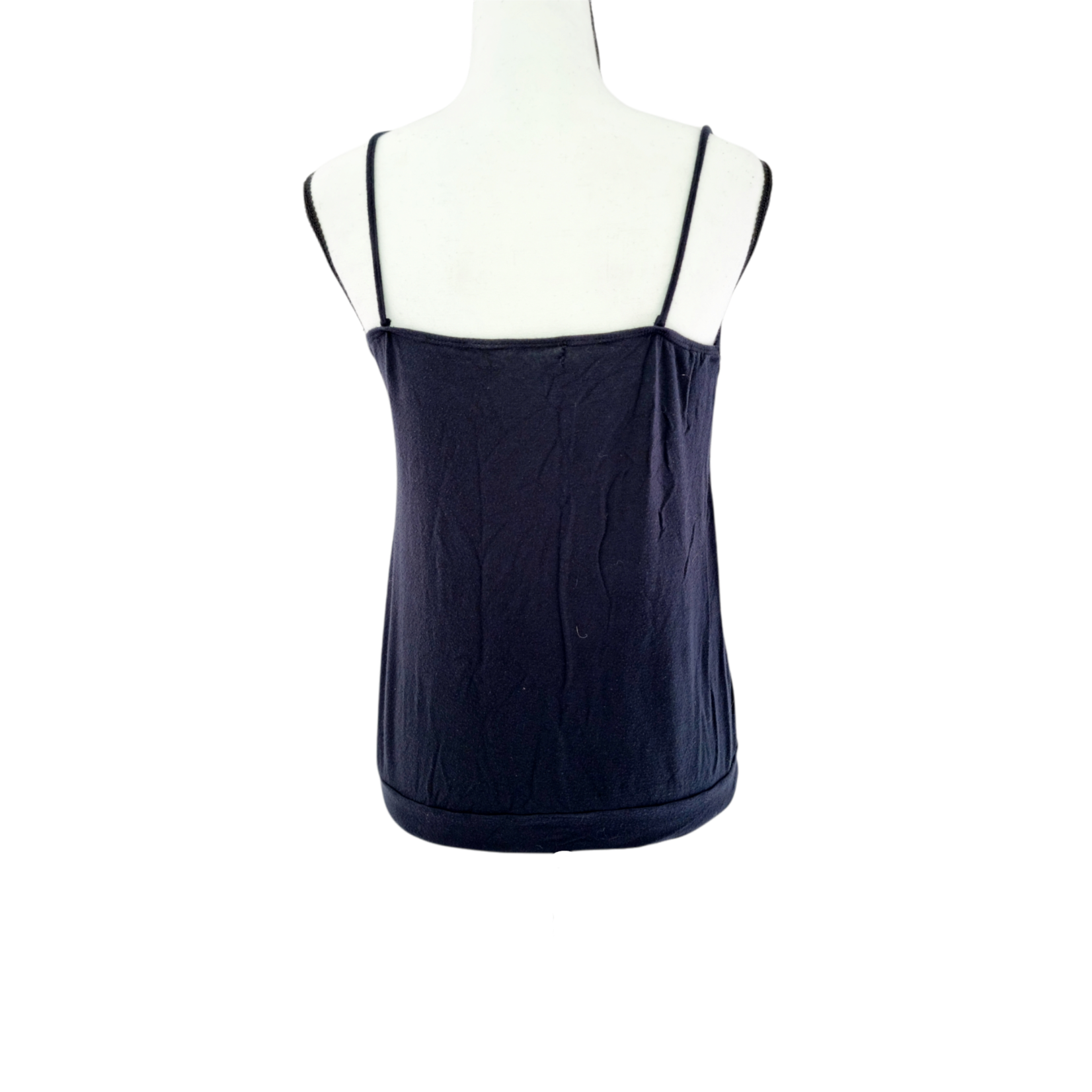 Top noir avec boucle centrale (SIZE : S)