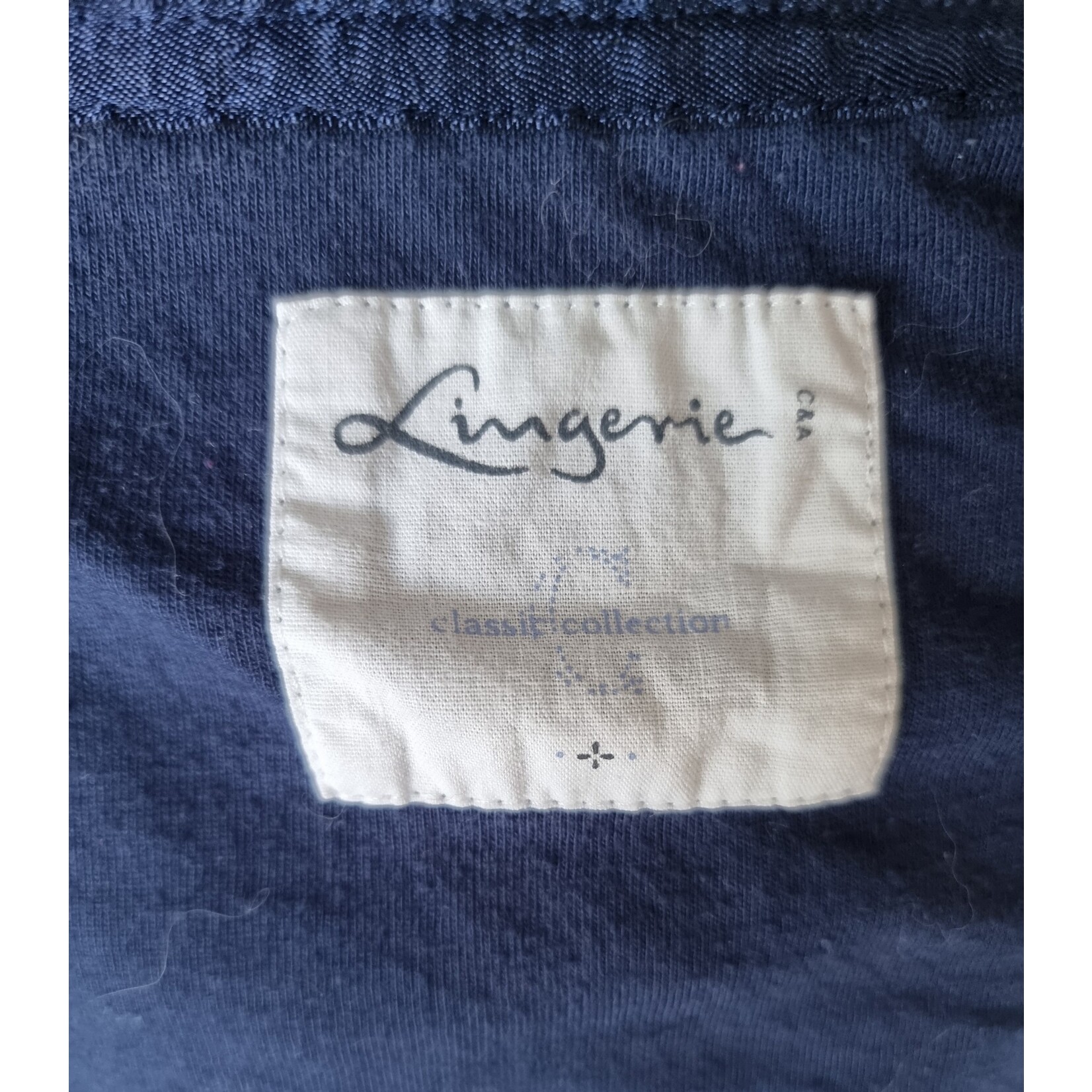 Lingerie T-shirt de nuit – blanc à pois noir (SIZE : XL)