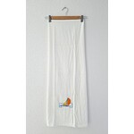 Linge blanc motif voilier (90 X 60 cm)