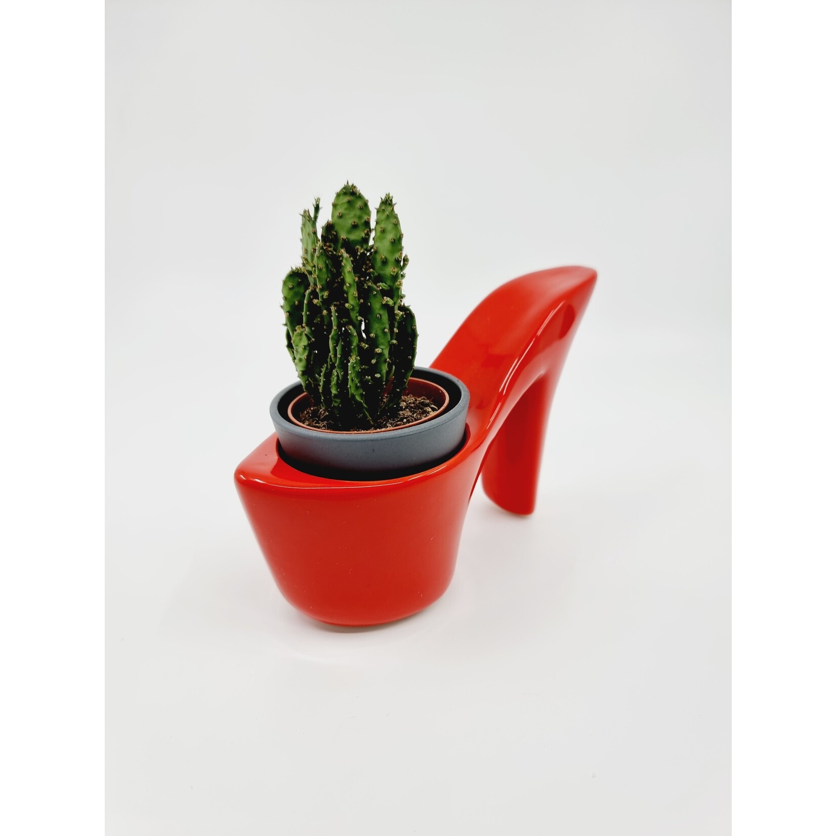 Cache-pot chaussure à talon