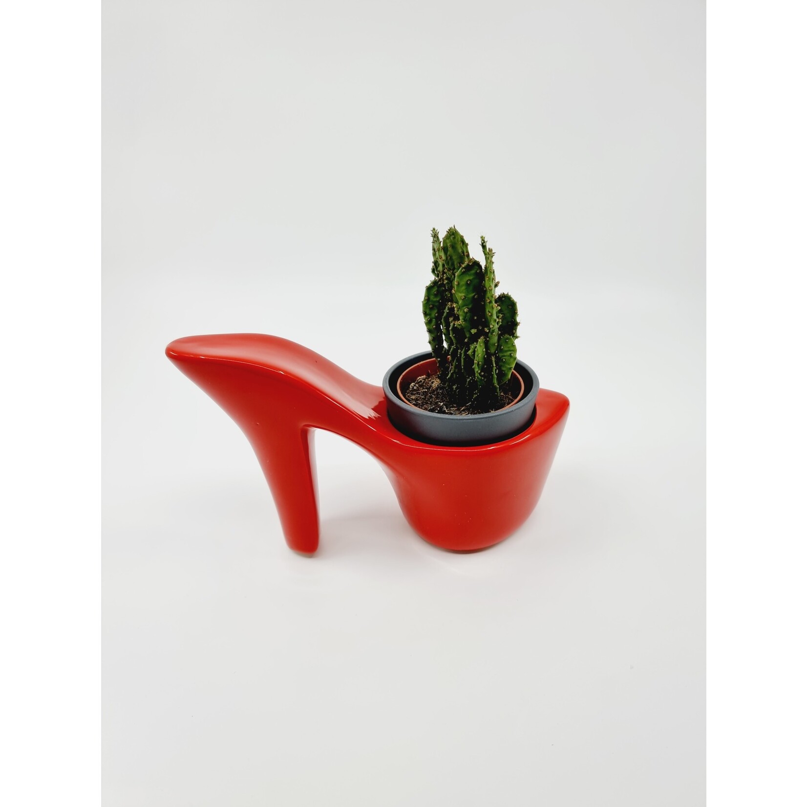 Cache-pot chaussure à talon