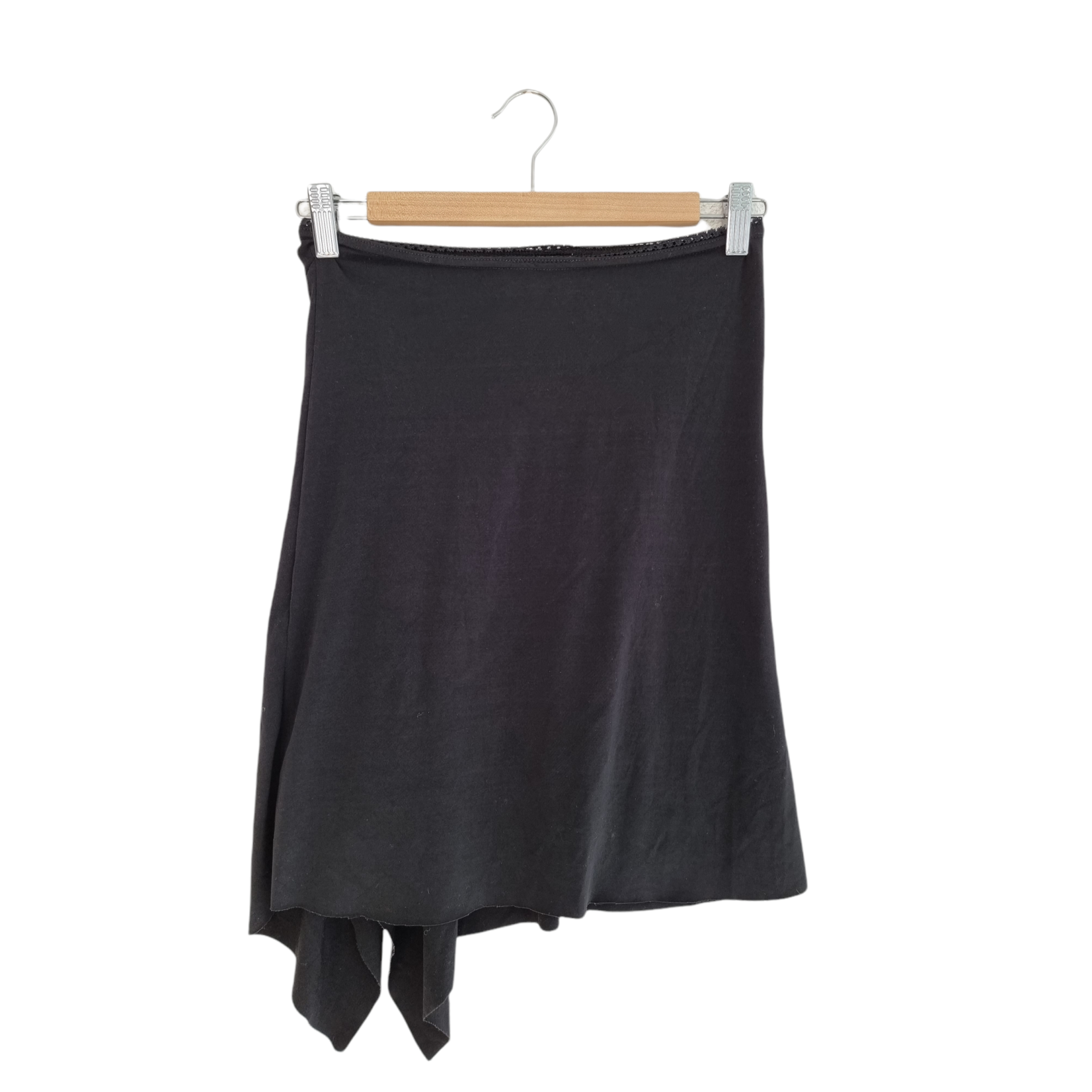 Fea Femme Jupe mi-longue noire asymétrique (SIZE : taille unique)