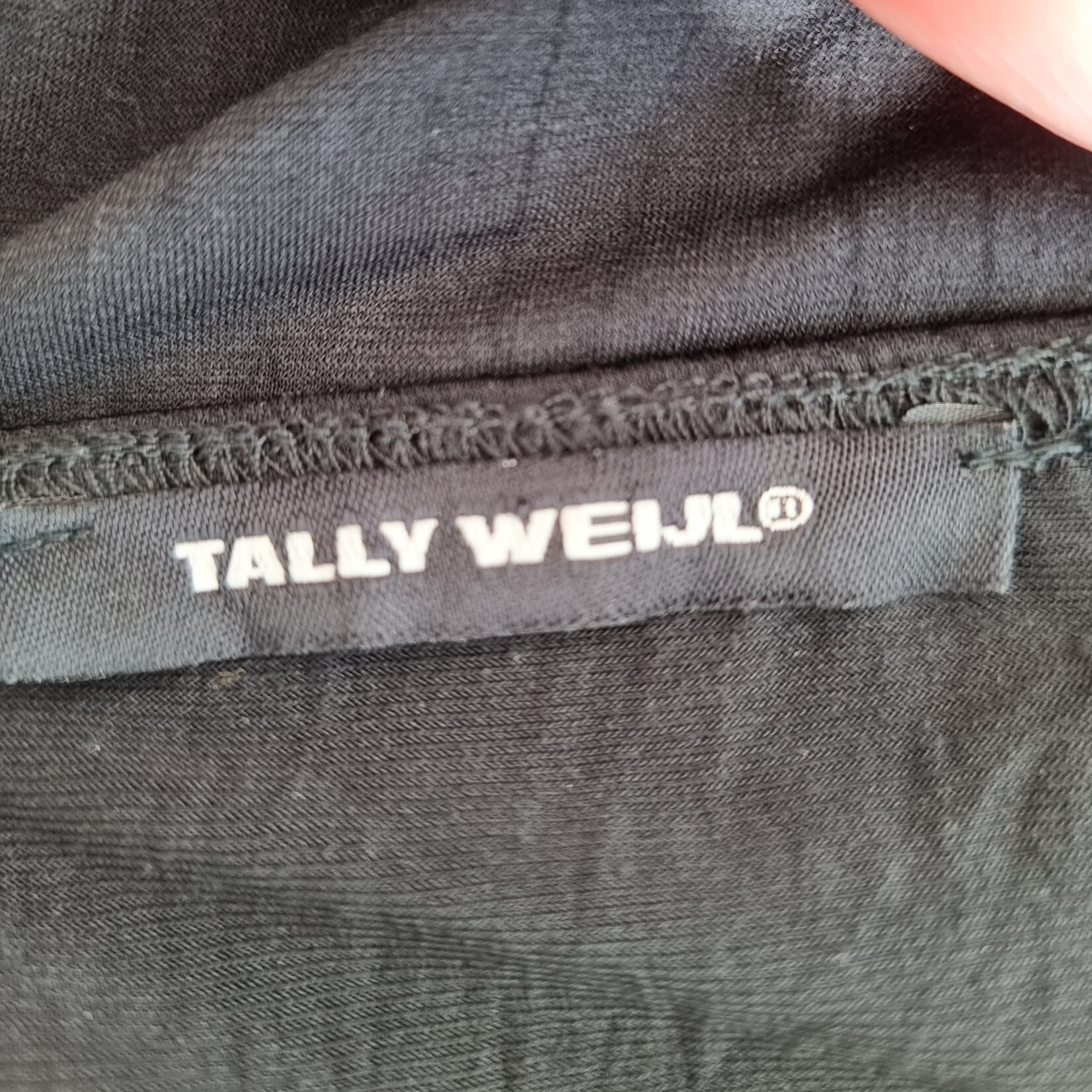 Tally Weijl Jupe noire à voile (SIZE : 38/M)