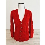 Chicorée Jaquette rouge en maille (SIZE : M)