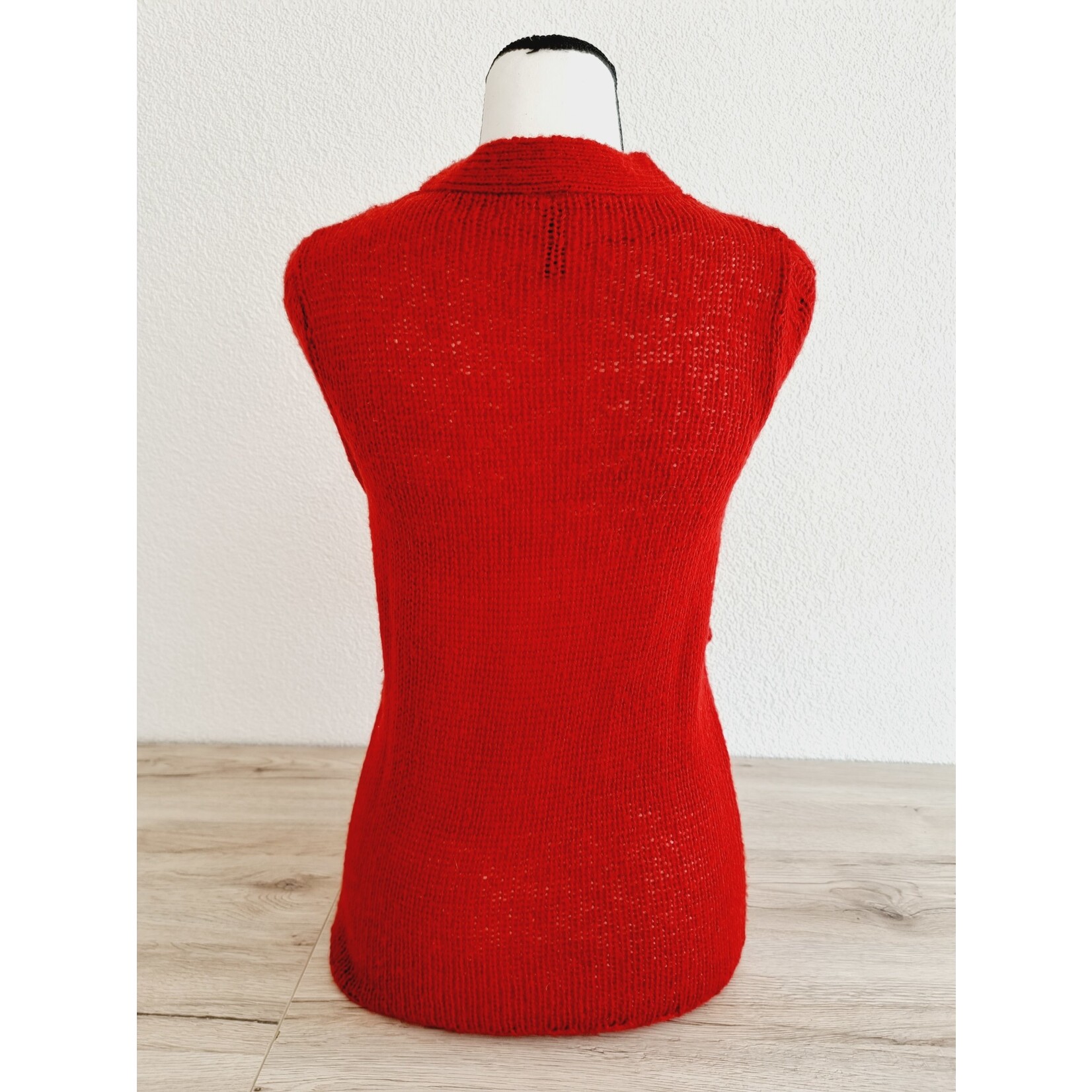 Chicorée Jaquette rouge en maille (SIZE : M)