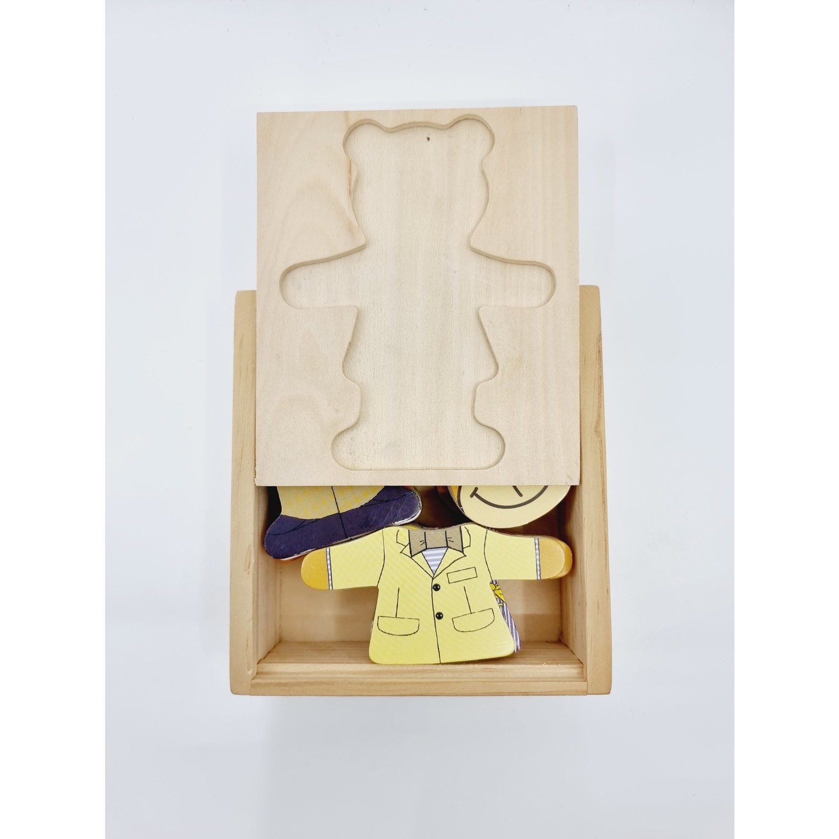 Eichhorn Puzzle à encastrement - ours à habiller