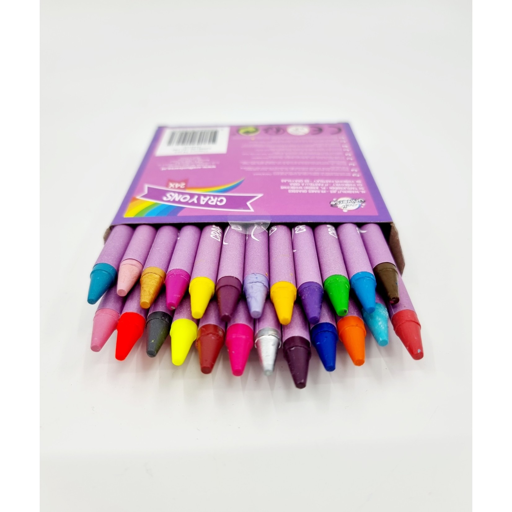 Craft Universe Crayons gras - Mauve (24 crayons)