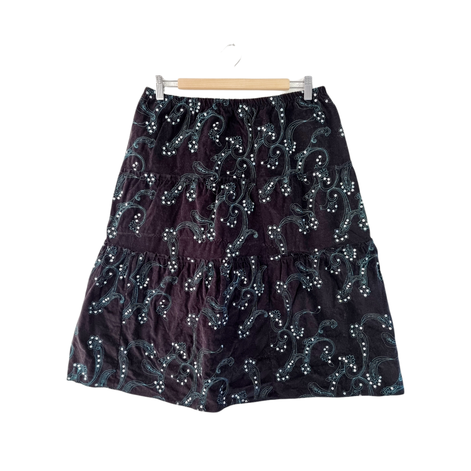 Yessica by C&A Jupe trapèze motif arabesque (SIZE : 42)