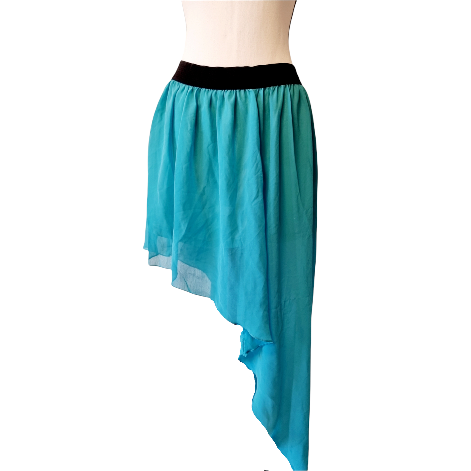 Ruby Tuesday Jupe asymétrique avec voile (SIZE : M)