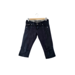 Ruby Tuesday Pantalon ¾ noir en jeans (SIZE : 36)