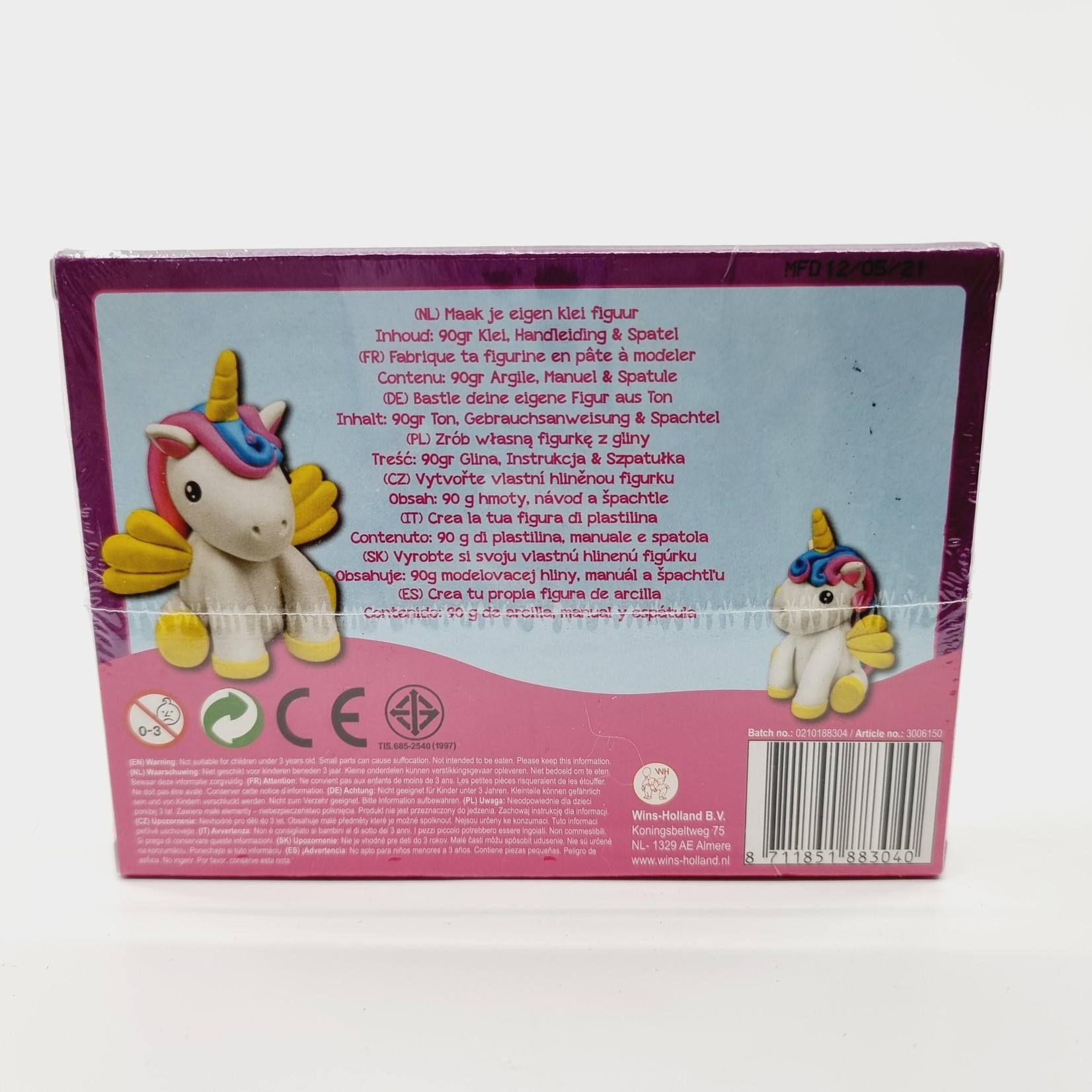 Wins Holland B.V. Fabrique ta licorne en pâte à modeler