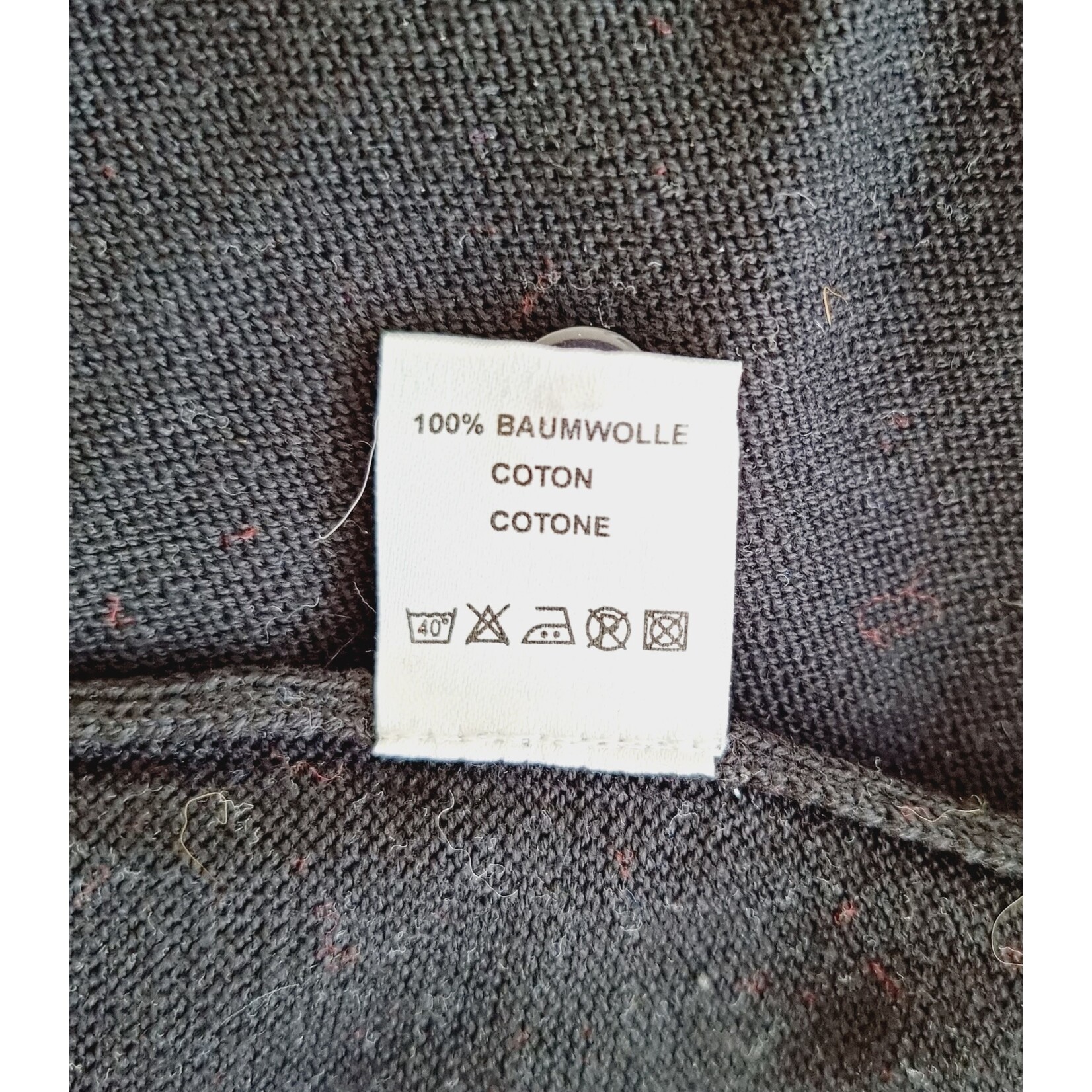 World of Basics Pull noir à col polo - Marc (SIZE : M)