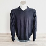 Enzo Di Milano Pullover noir col V - Enzo (SIZE : XL)