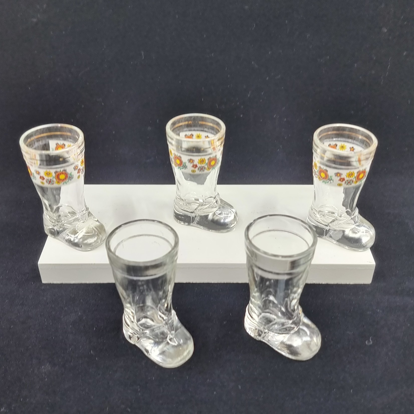 MOD DEP Verre à liqueur en forme de botte (5 pièces)