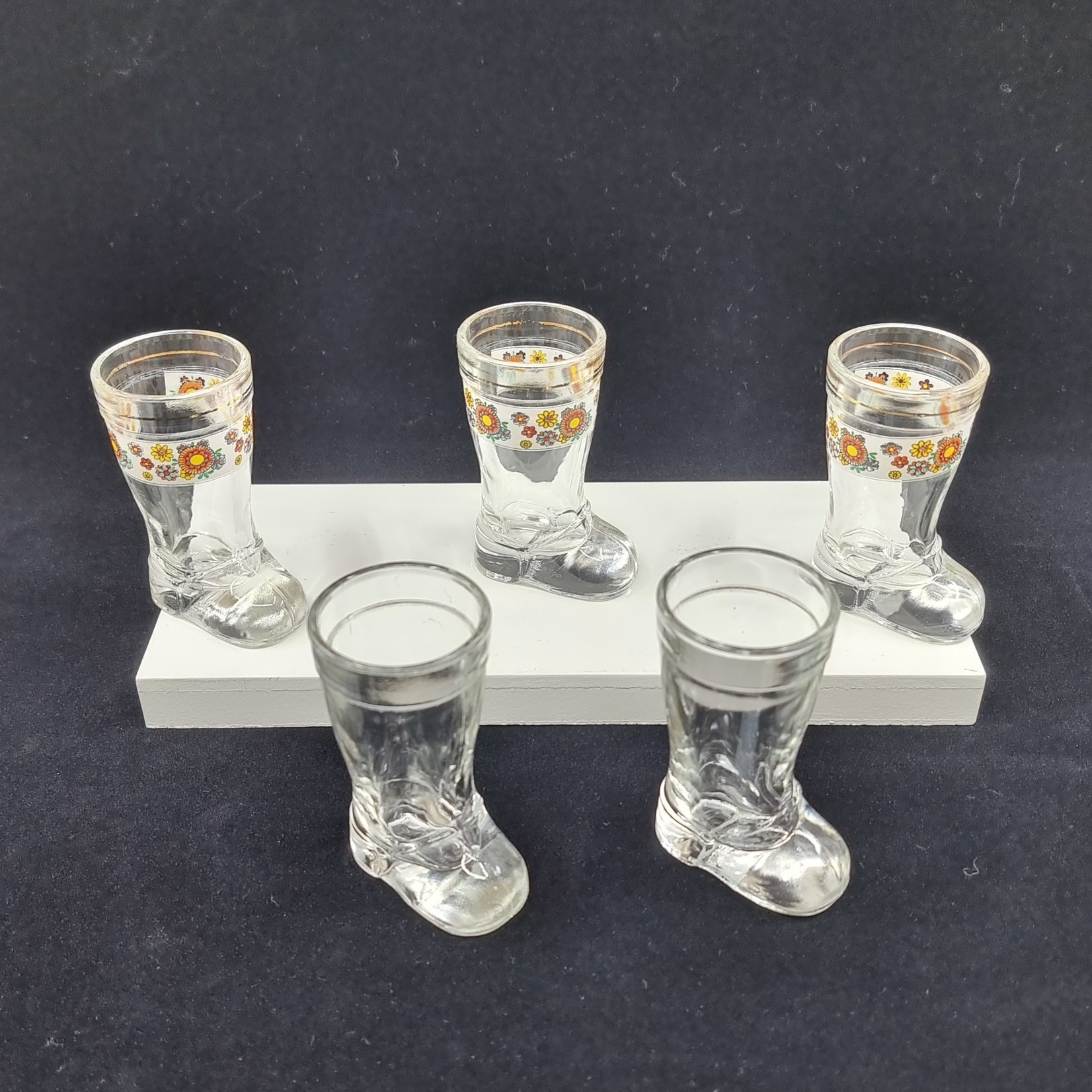 MOD DEP Verre à liqueur en forme de botte (5 pièces)