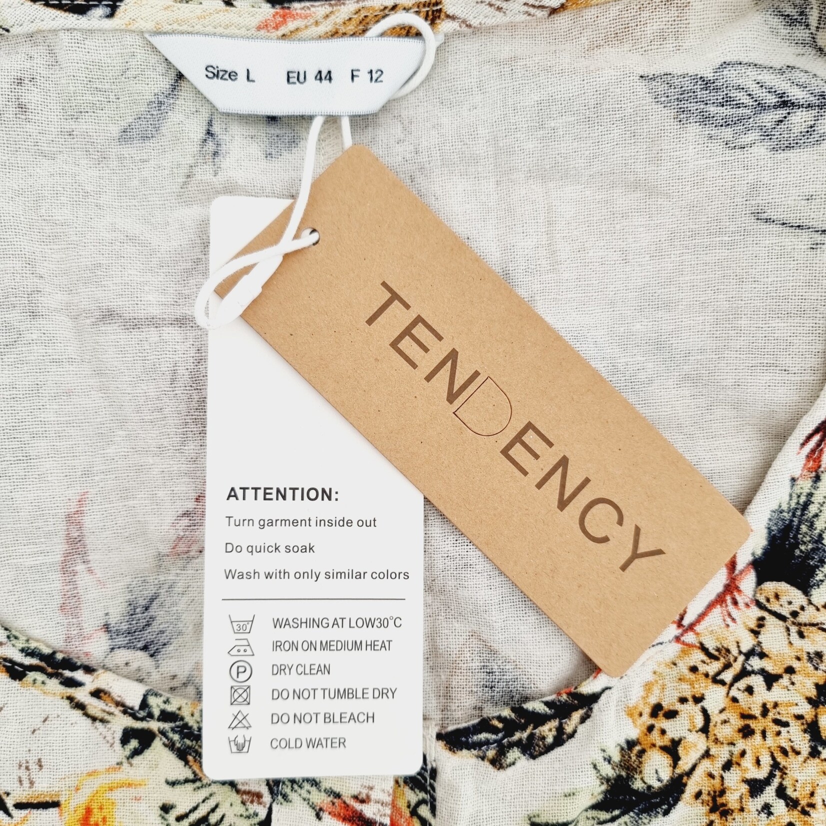 Tendency Robe longue fleurie (SIZE : L)