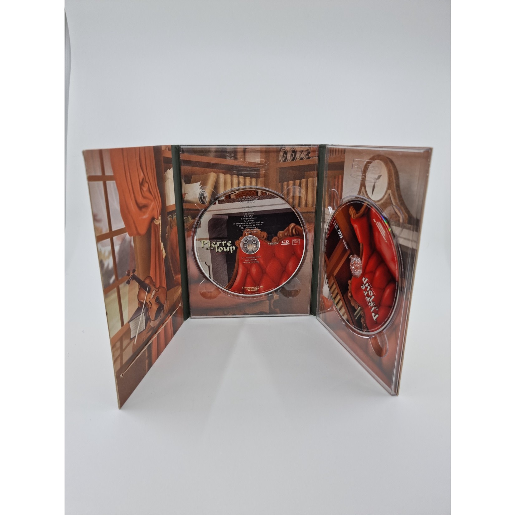 DVD - Pierre et le loup, le conte raconté par Jean Rochefort (Coffret DVD + CD)