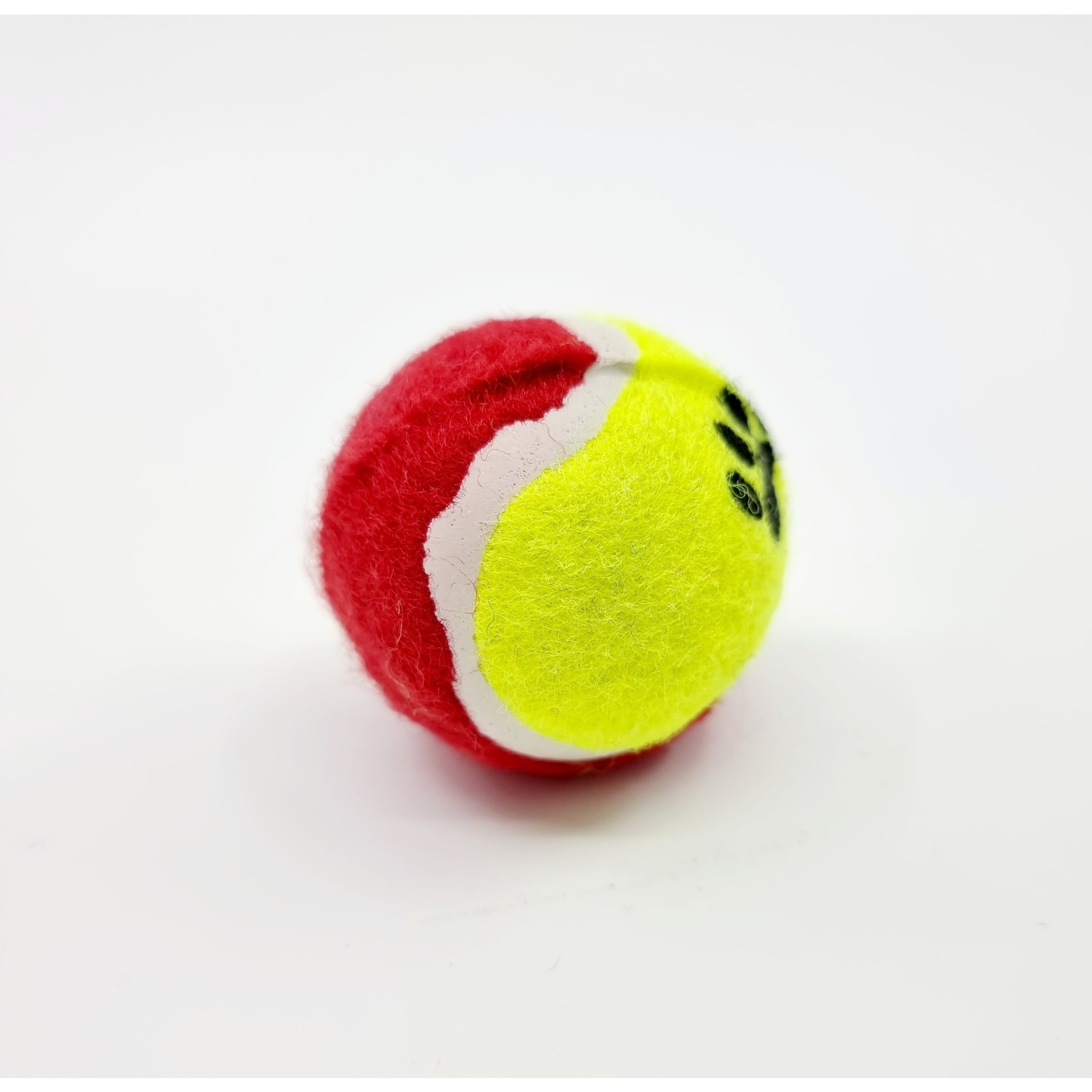 Jouet pour chien - balle de tennis rouge