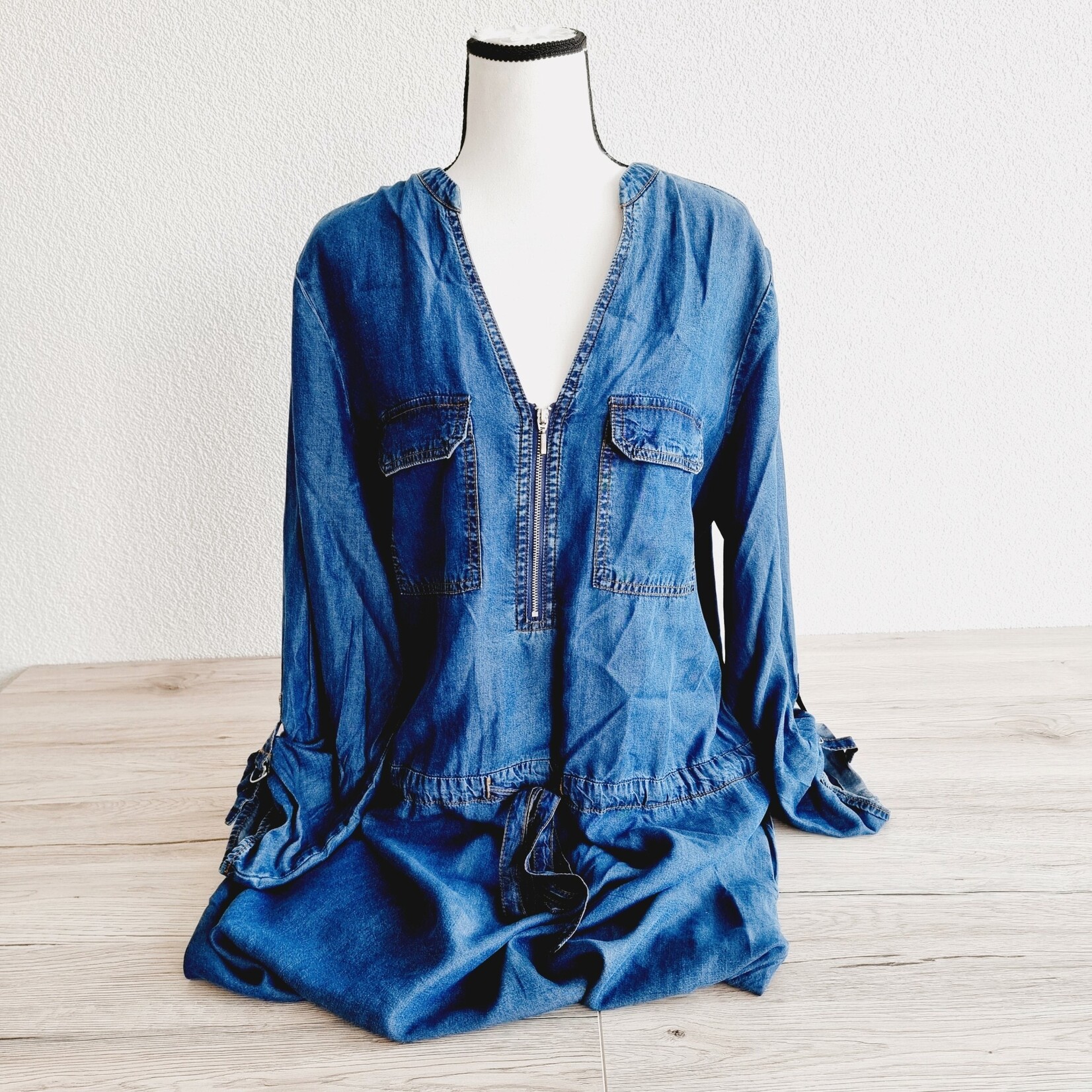 Yessica by C&A Robe manches longues en jeans (SIZE : EUR 44)