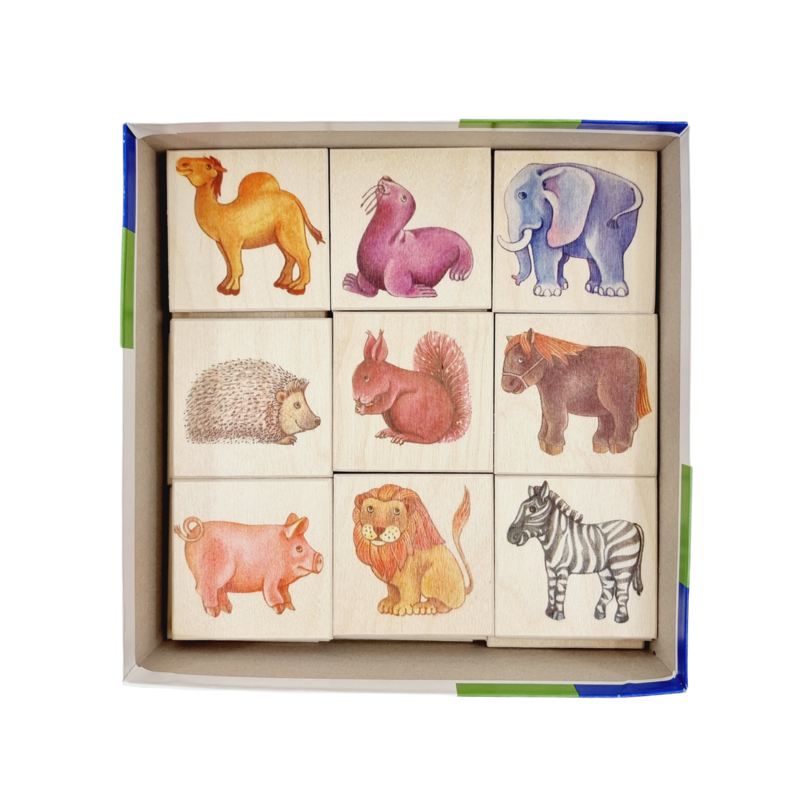 Selecta Memo en bois - Zoo