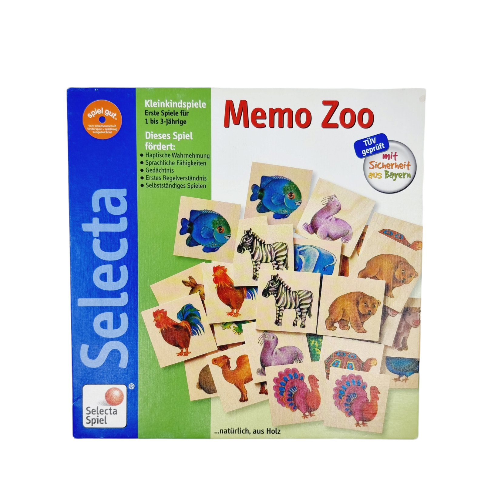 Selecta Memo en bois - Zoo