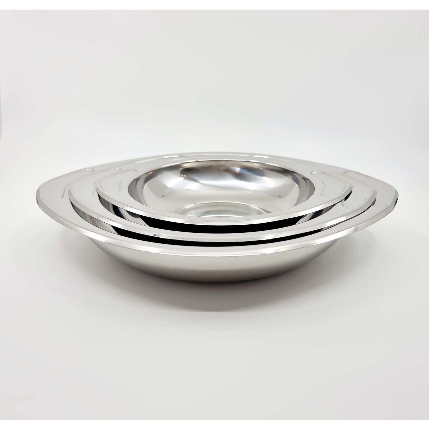 AMC classic Plat de service creux AMC en inox (3 pièces)