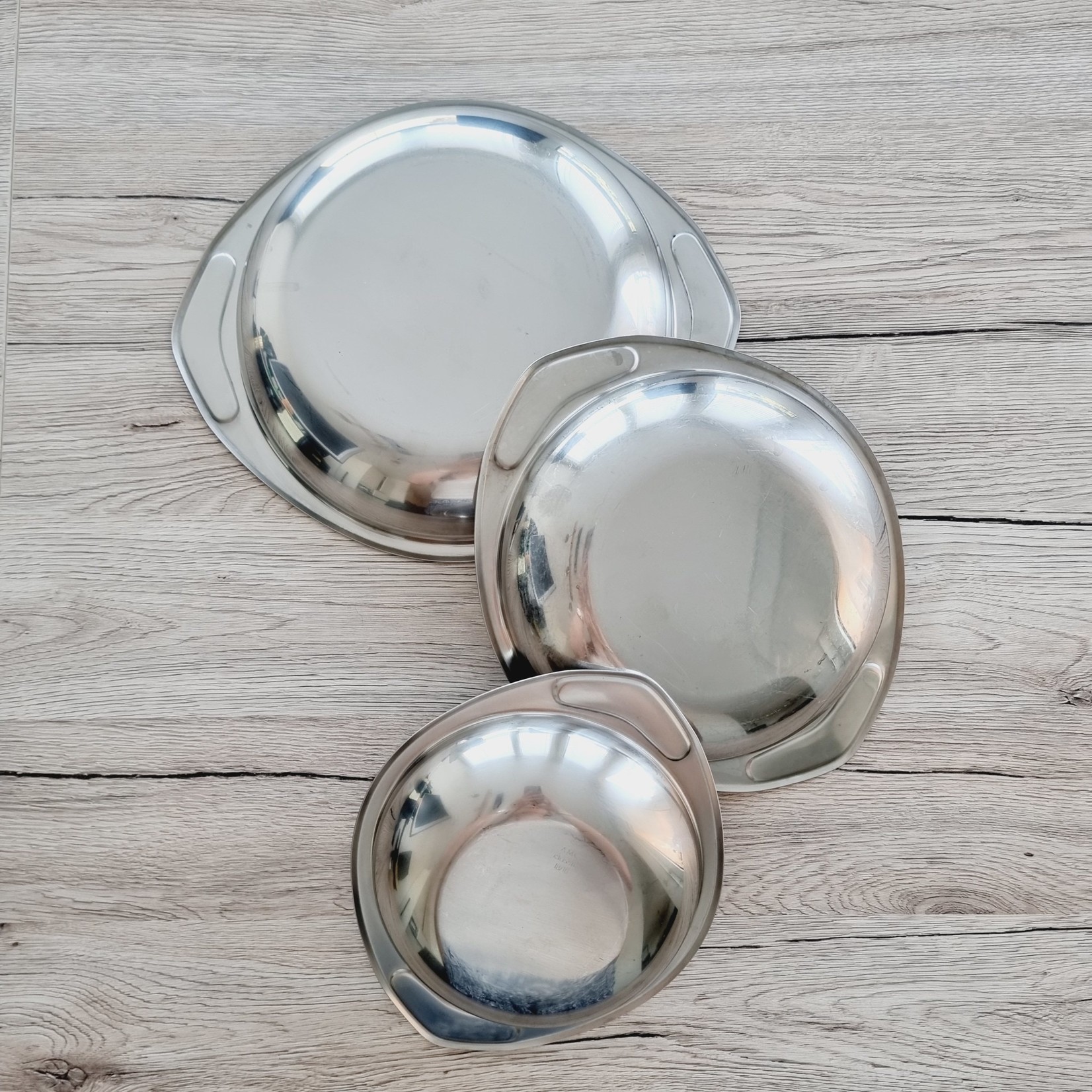AMC classic Plat de service creux AMC en inox (3 pièces)
