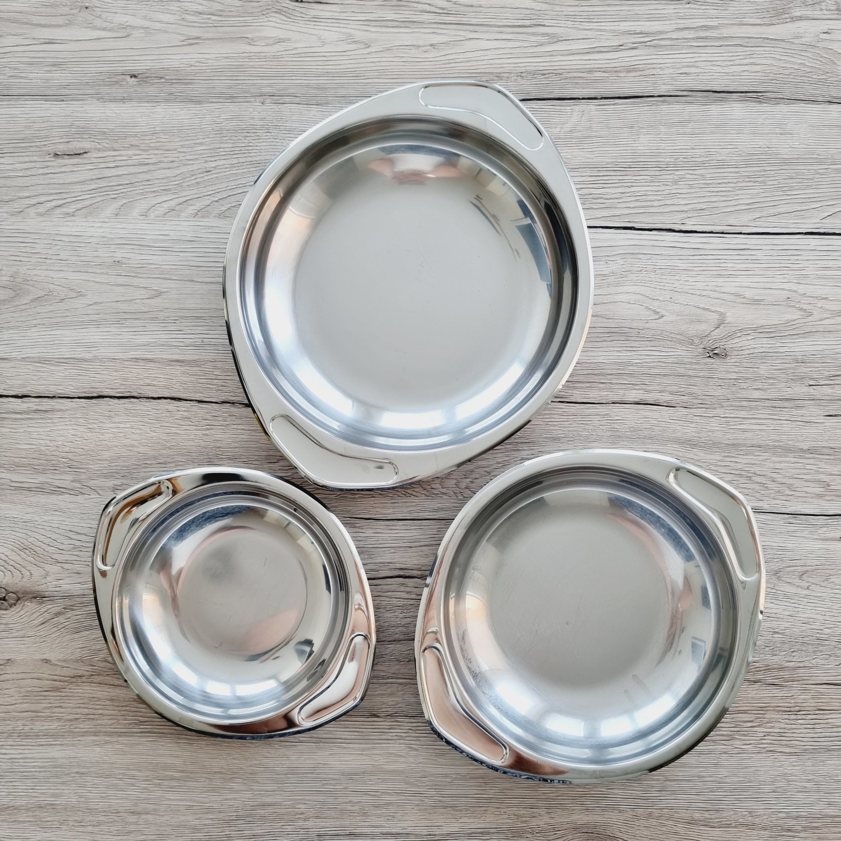 AMC classic Plat de service creux AMC en inox (3 pièces)