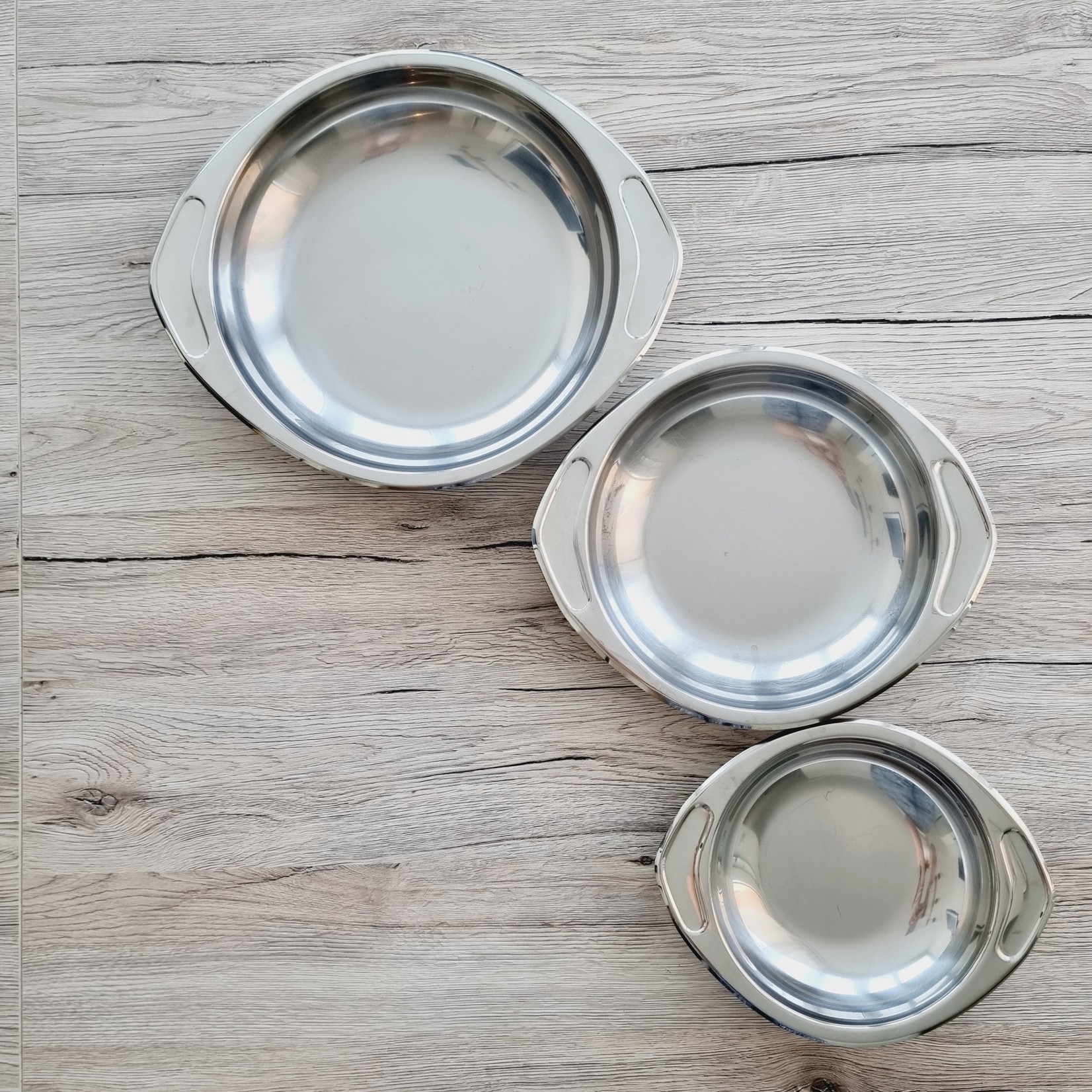 AMC classic Plat de service creux AMC en inox (3 pièces)