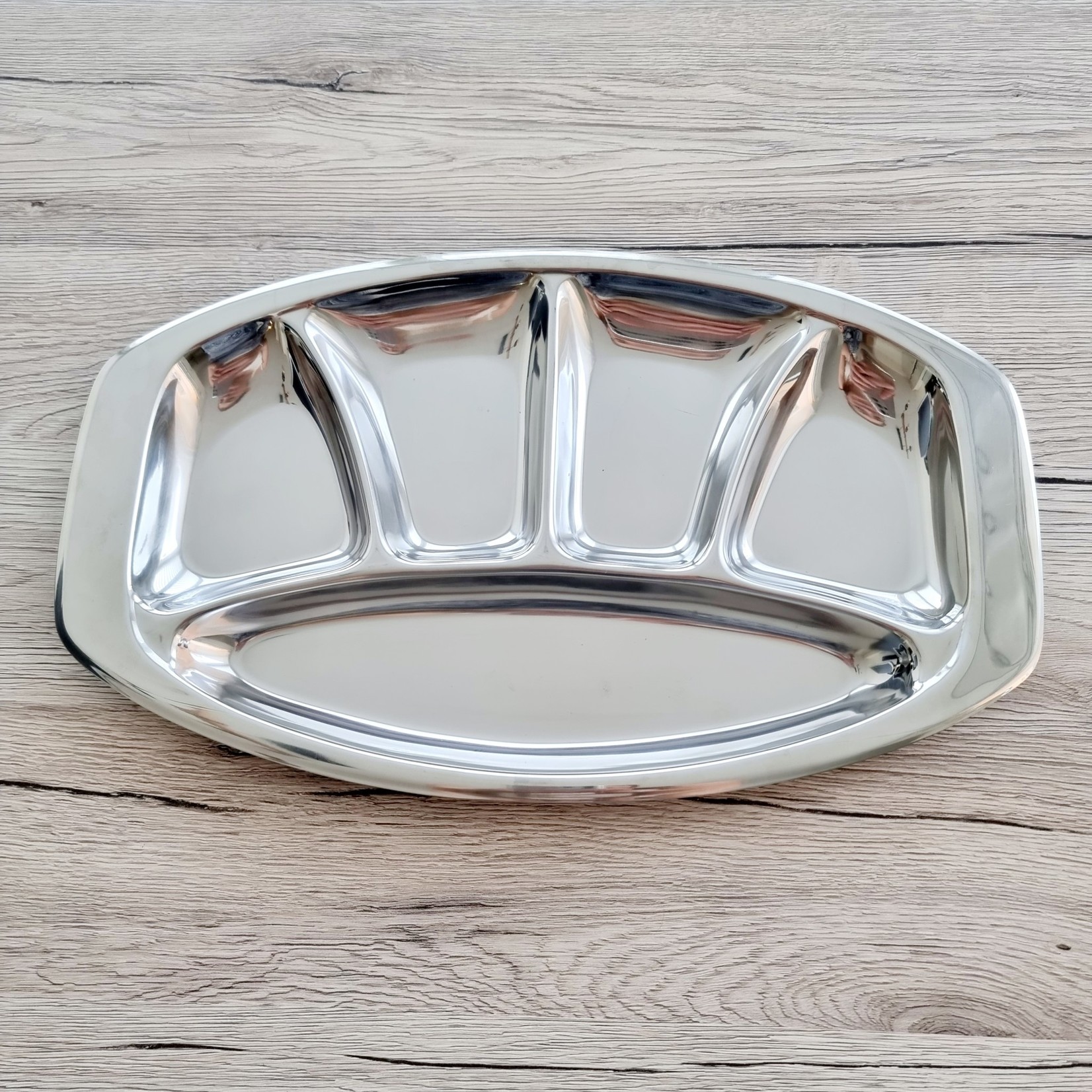 inoxpran Plat à compartiments en inox