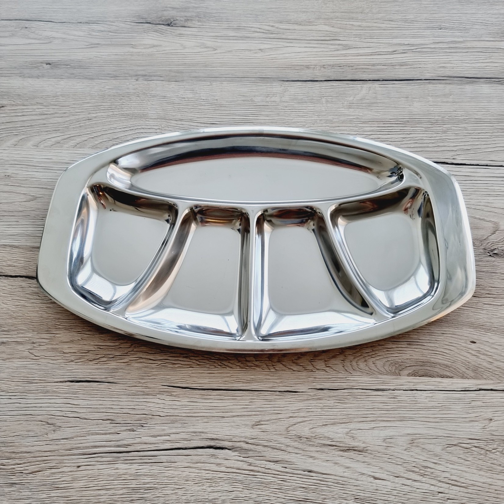 inoxpran Plat à compartiments en inox
