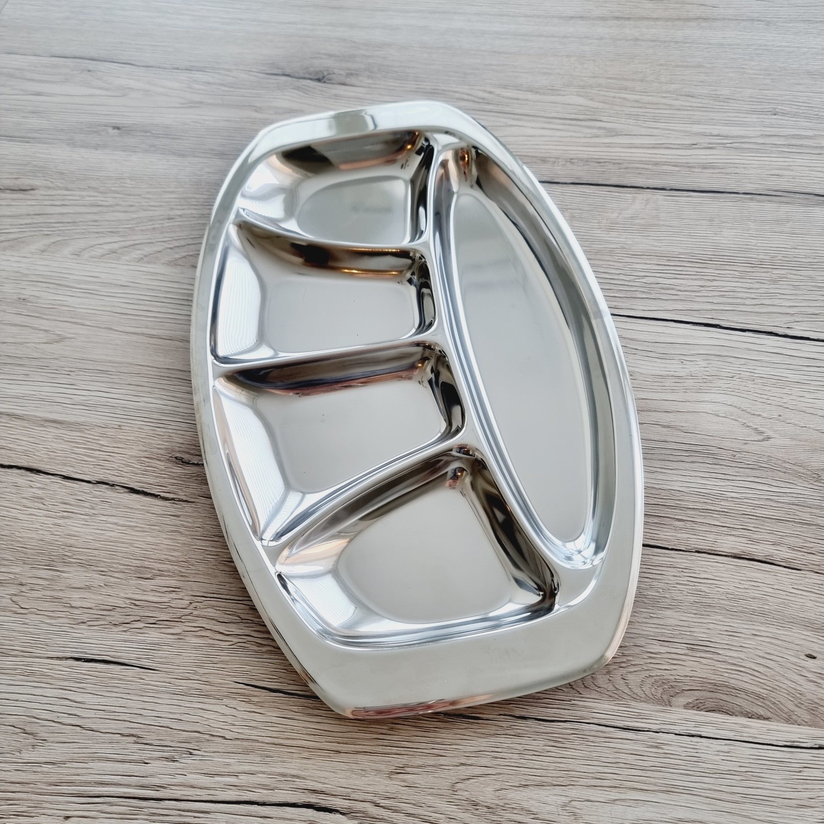 inoxpran Plat à compartiments en inox