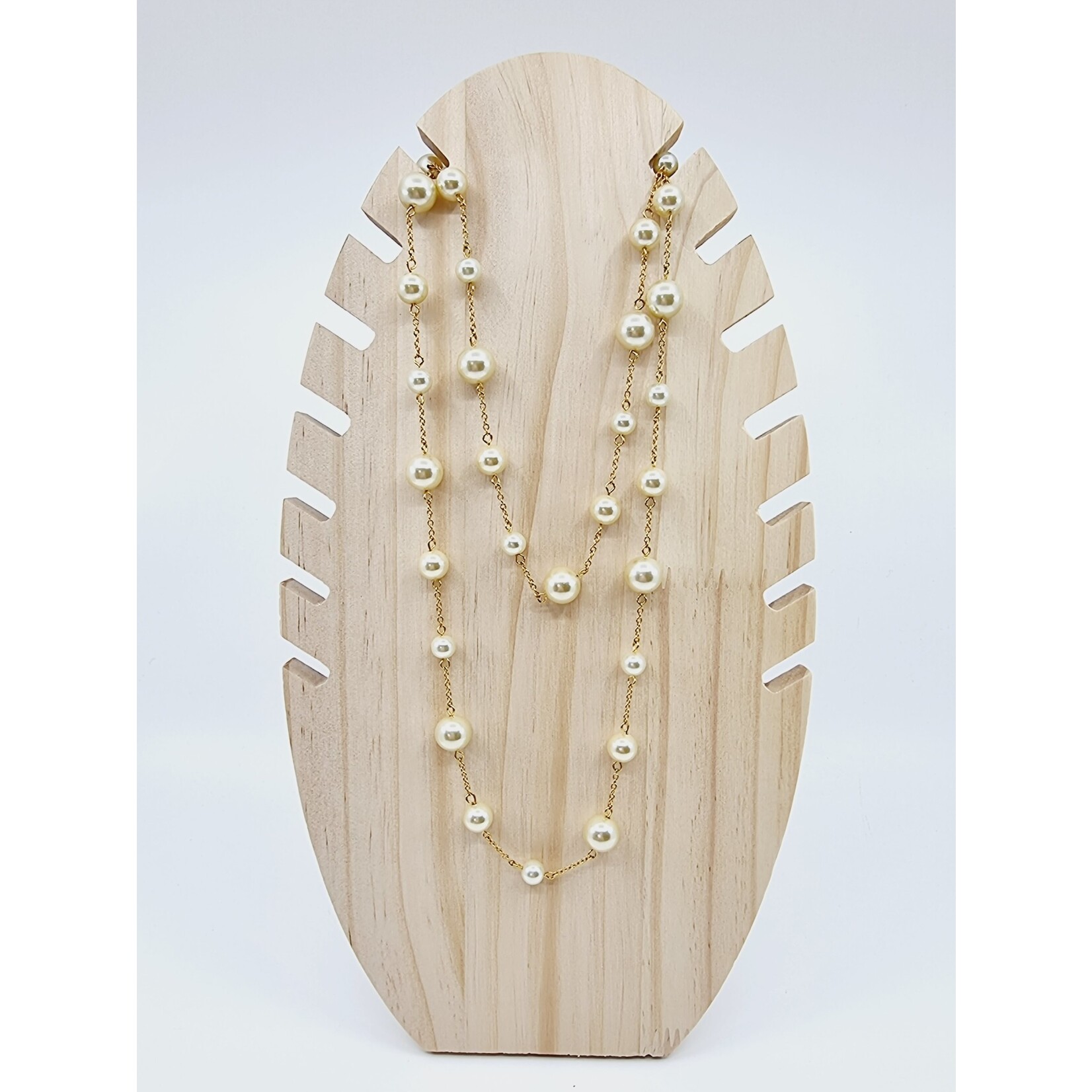 Collier long doré - Pearl