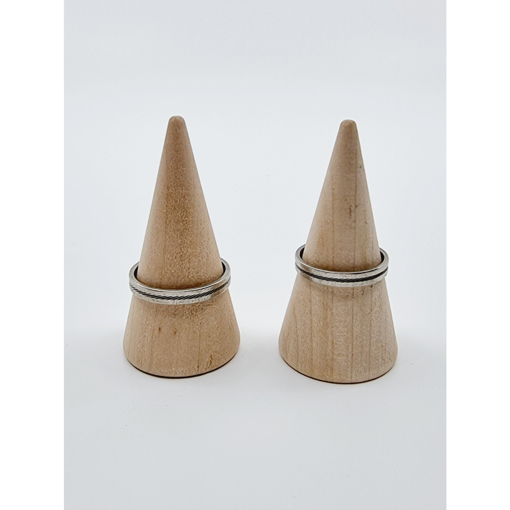 Alliances en argent 800 (SIZE : 62 & 59)