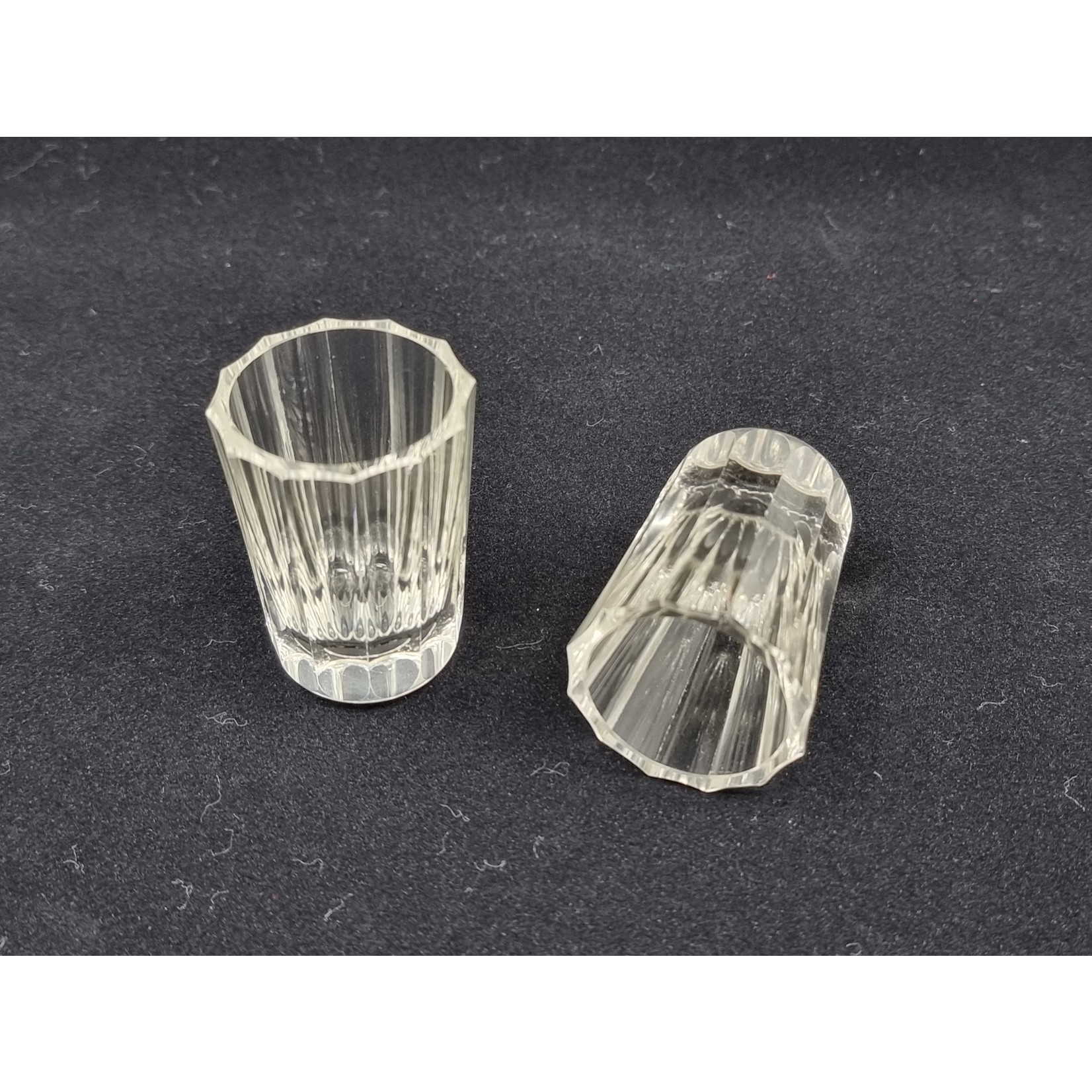 Verre à liqueur à base lourde (2 pièces)
