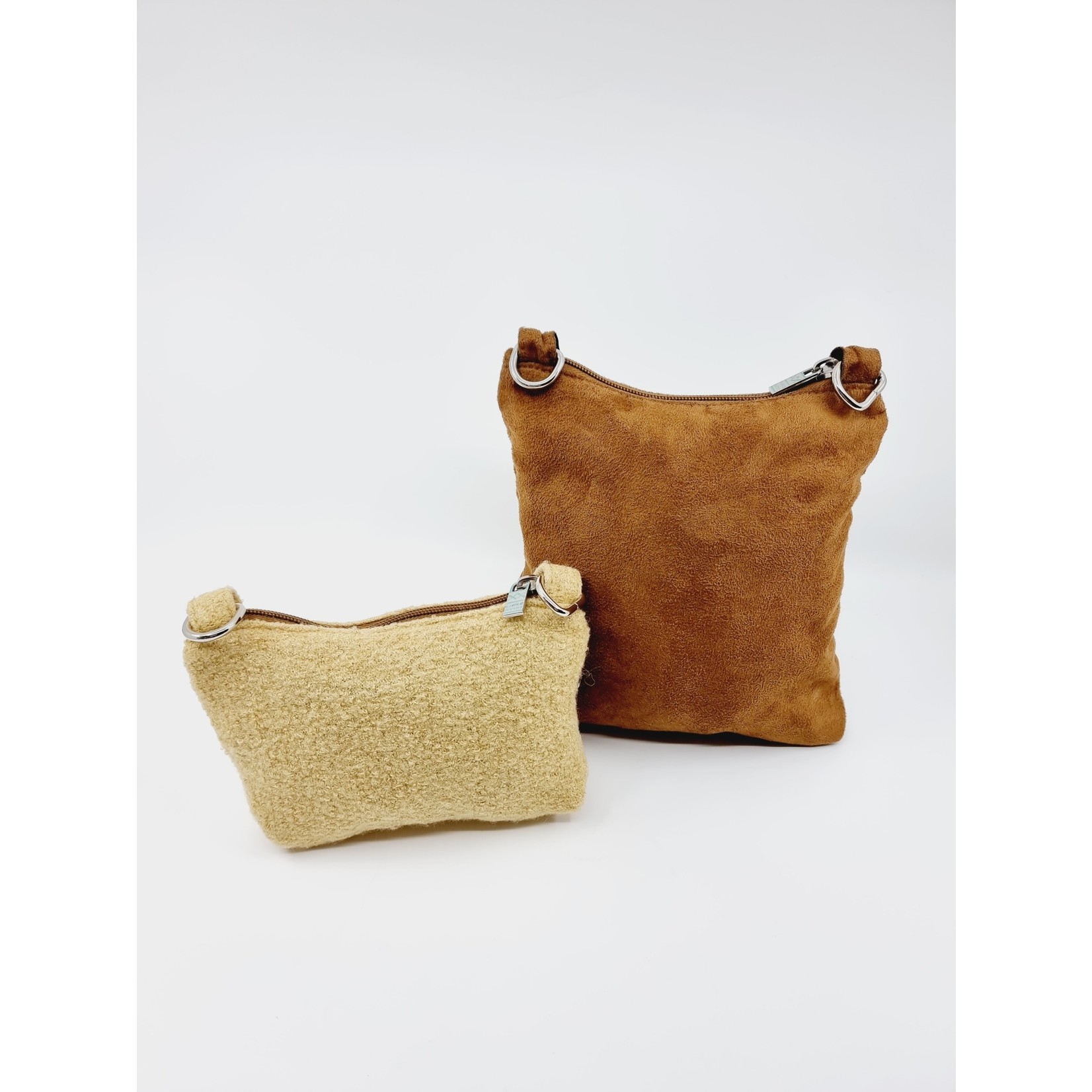 Karine Dupont Trousse de toilette avec anneaux en métal (2 pièces)