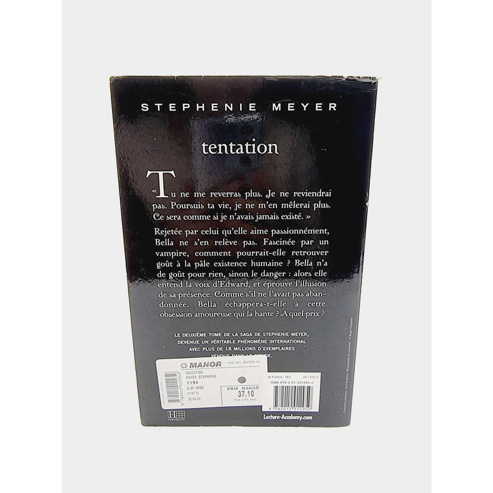 Livre - Tentation, Saga Twilight (tome 2) - modèle 2