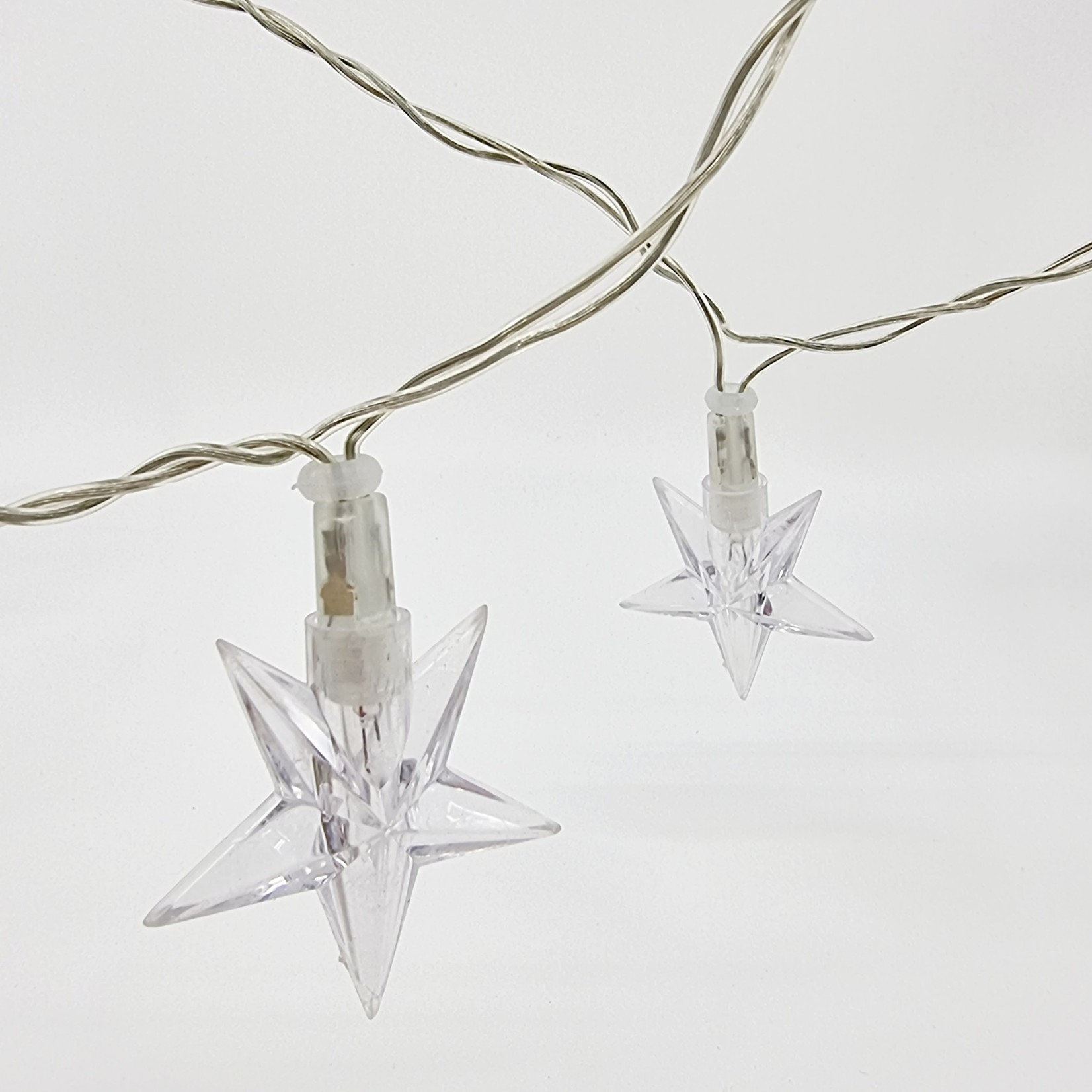 Guirlande avec étoiles LED extensible