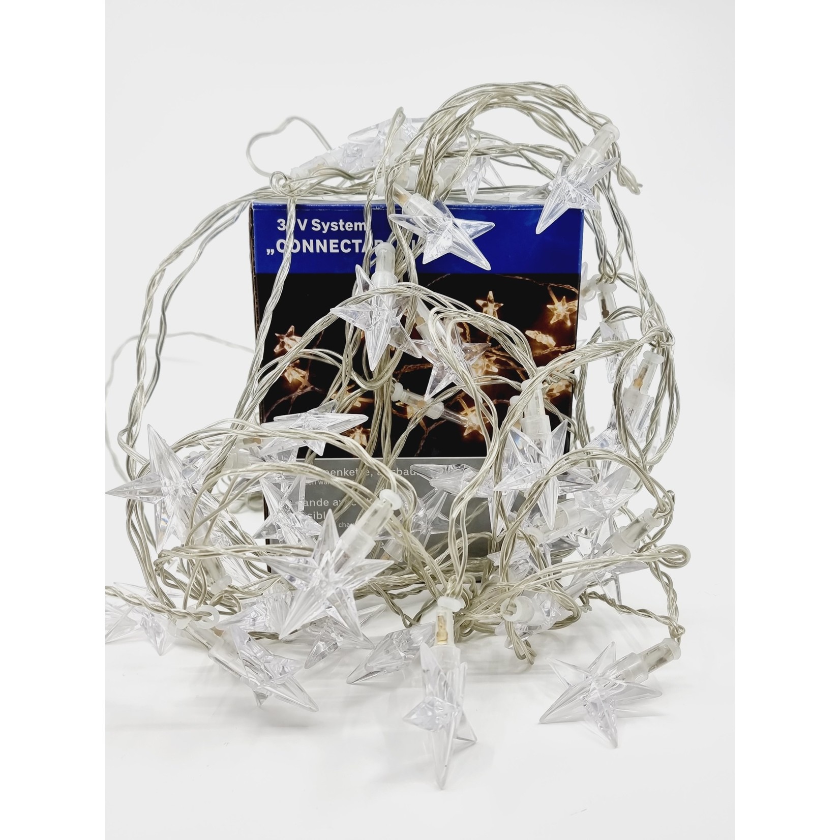 Guirlande avec étoiles LED extensible