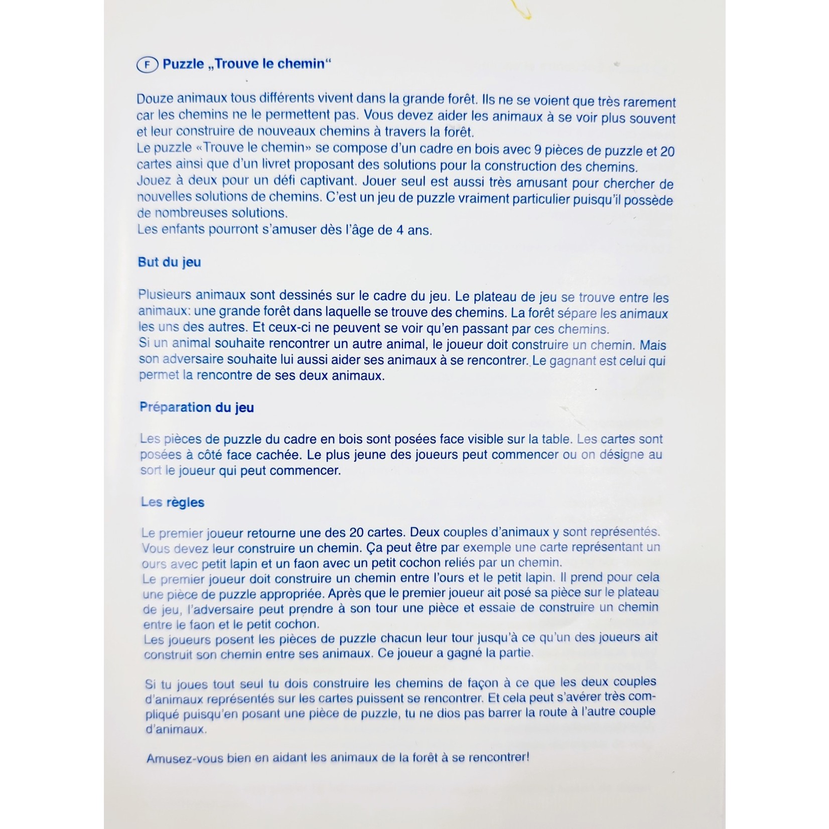 goki Trouve le chemin à travers la forêt
