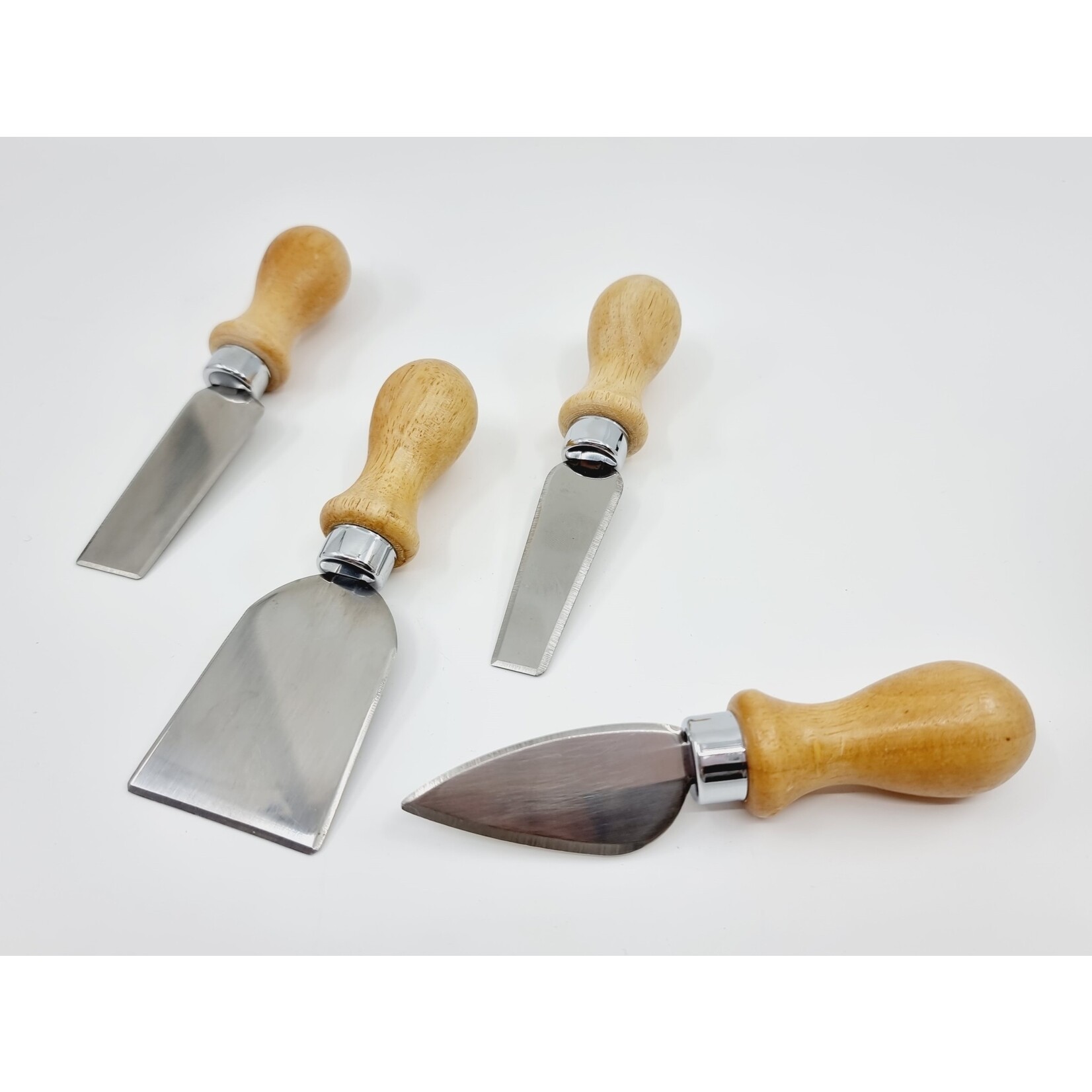 Support à 4 couteaux à fromage en bois