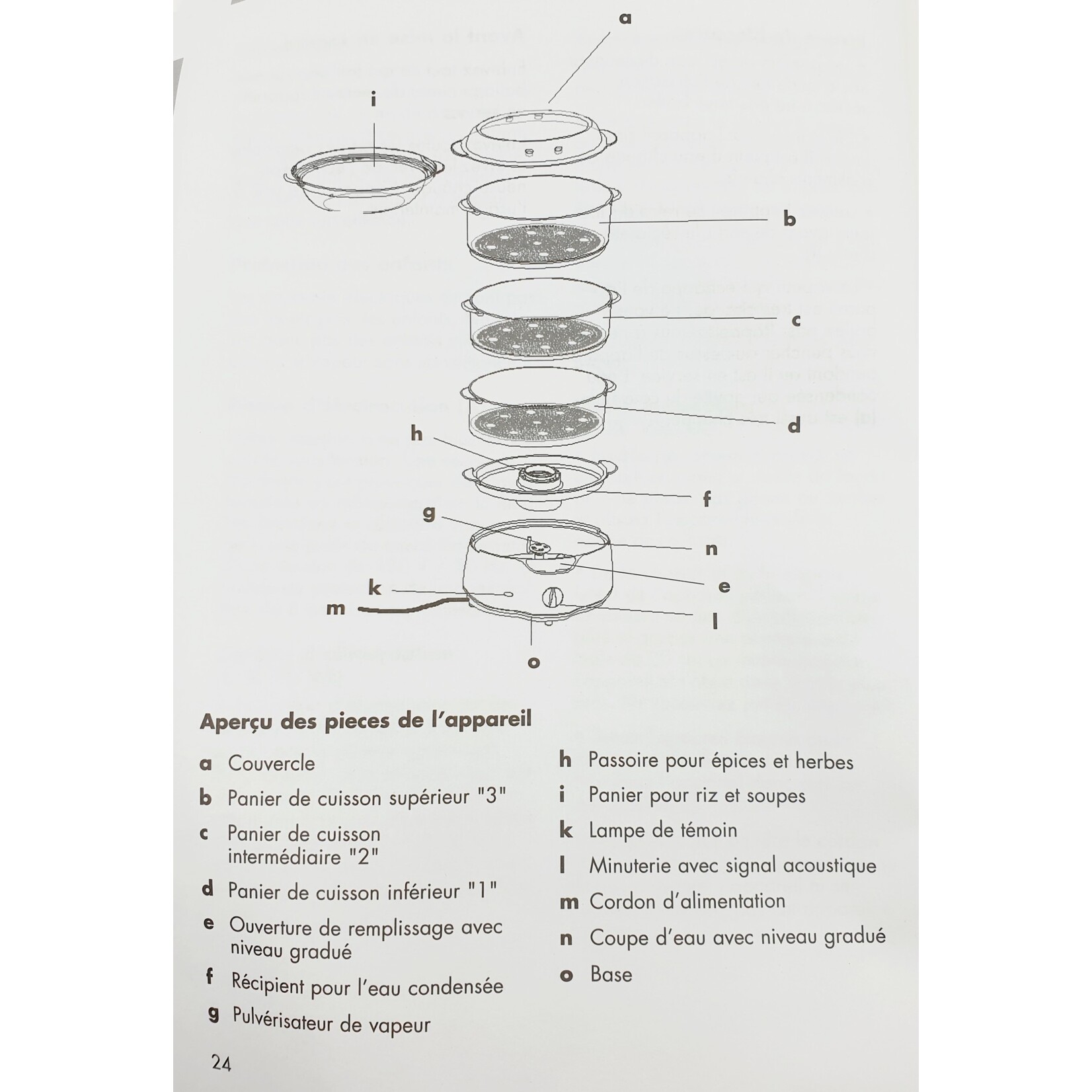 FUST - Primotecq Cuiseur à vapeur - Primotecq VAPEUR V 395