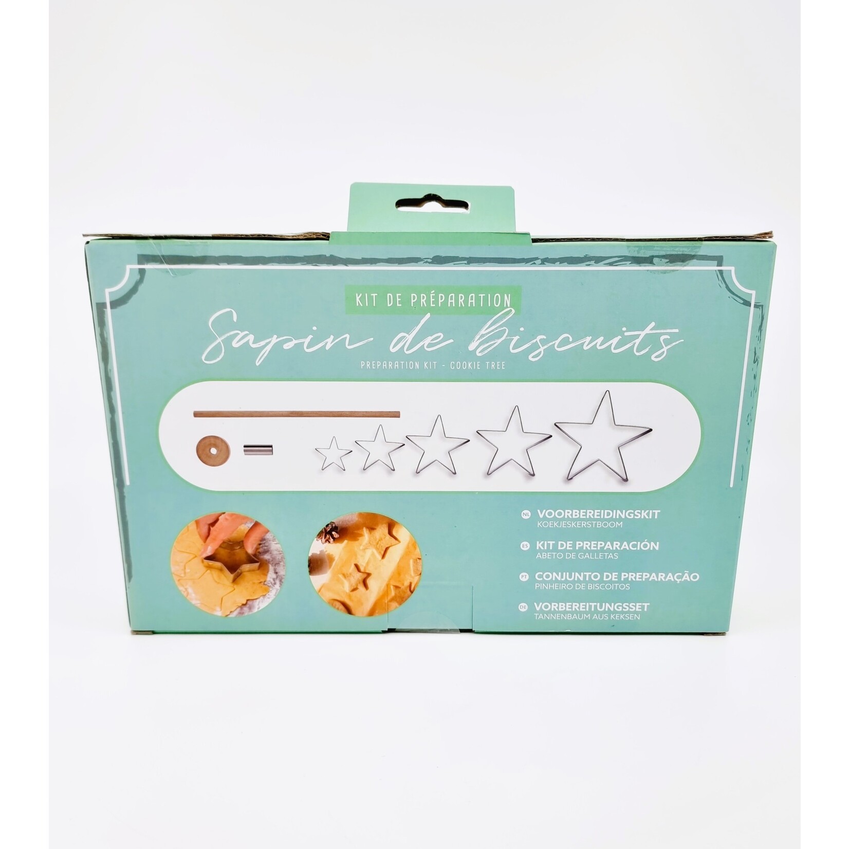 Kit pour confectionner un sapin en biscuits