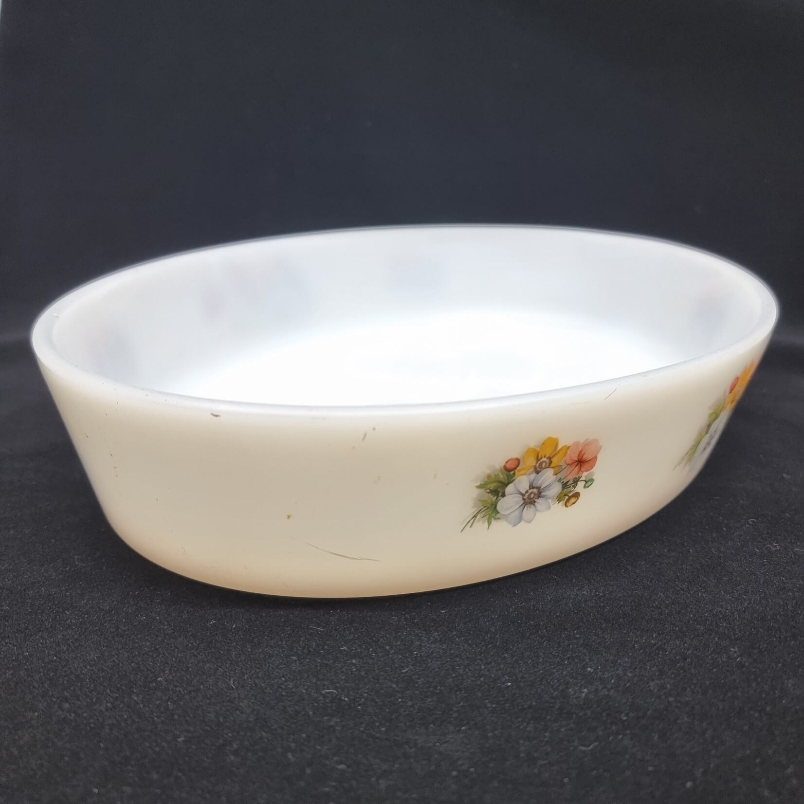 Plat de cuisson fleuris - Arcopal  (2 pièces)