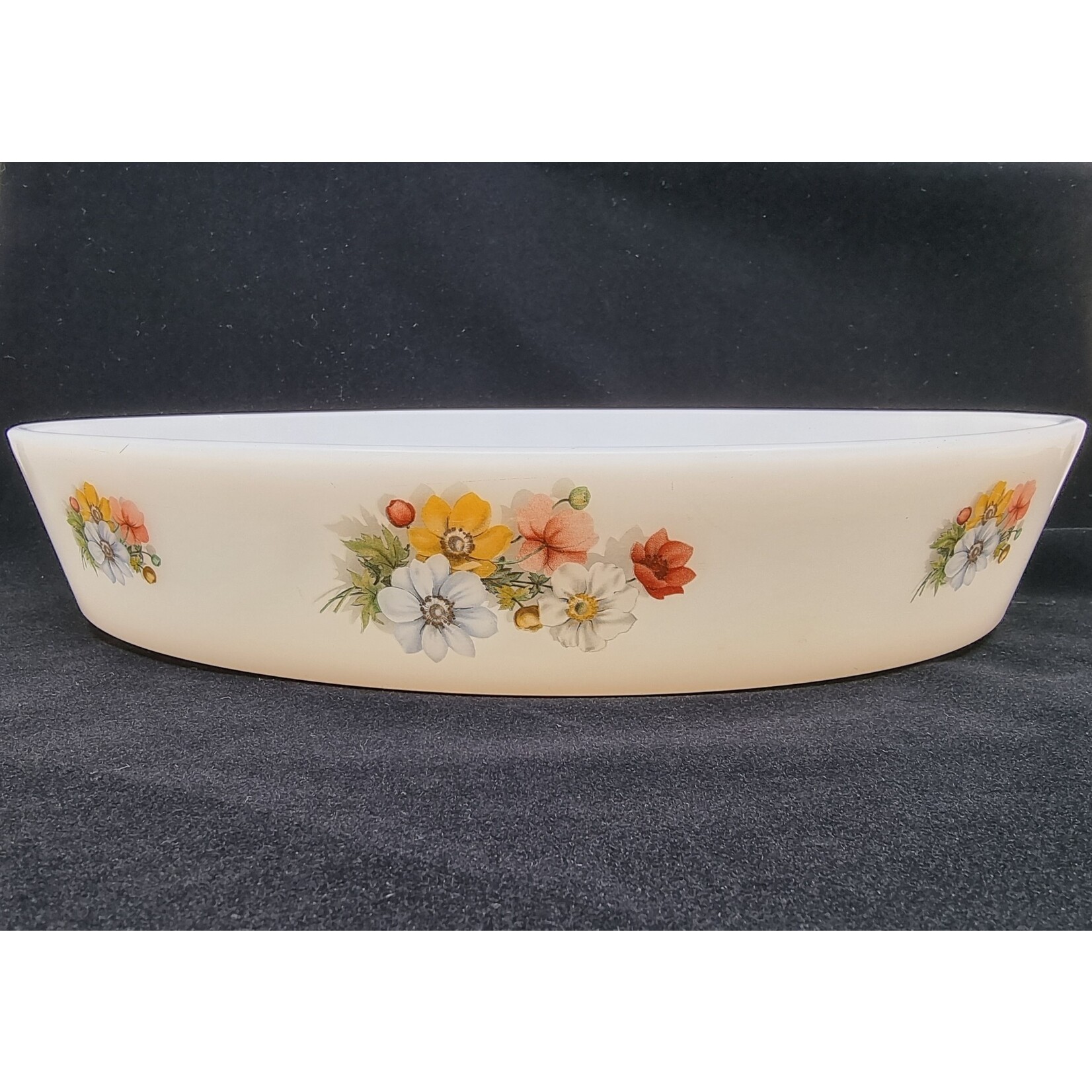 Plat de cuisson fleuris - Arcopal  (2 pièces)